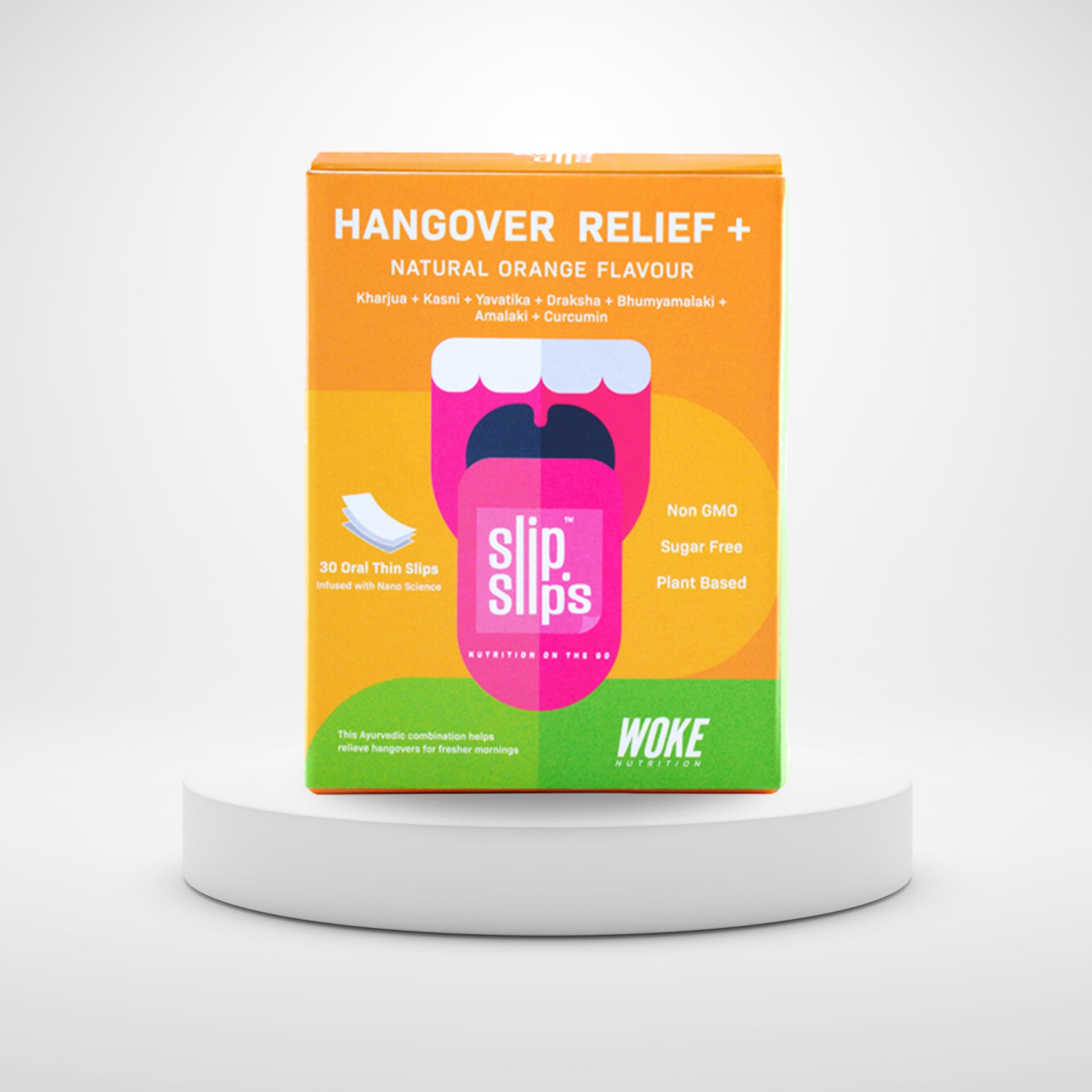 Slip Slip's Hangover Relief+ Oral Strips, Pack of 30 Strips