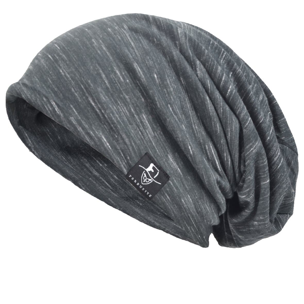 VECRYMen Slouch Hollow Beanie Thin Summer Cap Skullcap