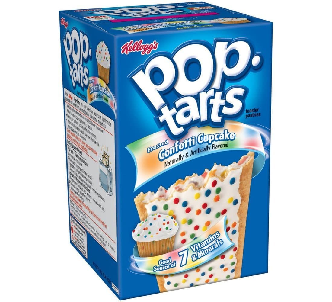 Pop Tarts Toaster Pastries Confetti Cupcake 8 Count