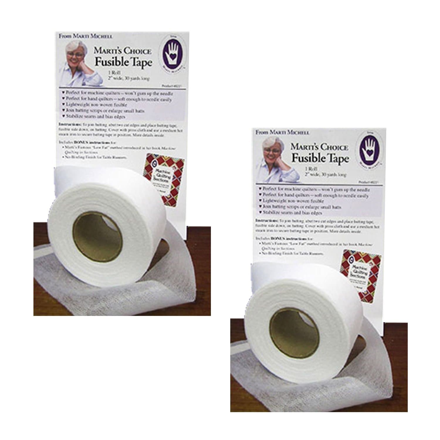 Marti MichellFusible Tape - 2-Inch Wide, 60 Yards, Single-Sided, White