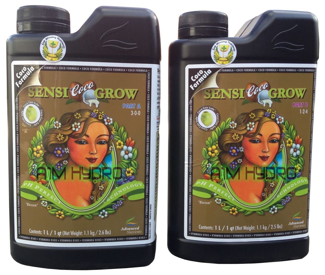 Ph Perfect Sensi Coco Grow 1 Litre 1L A+B Set Hydroponics