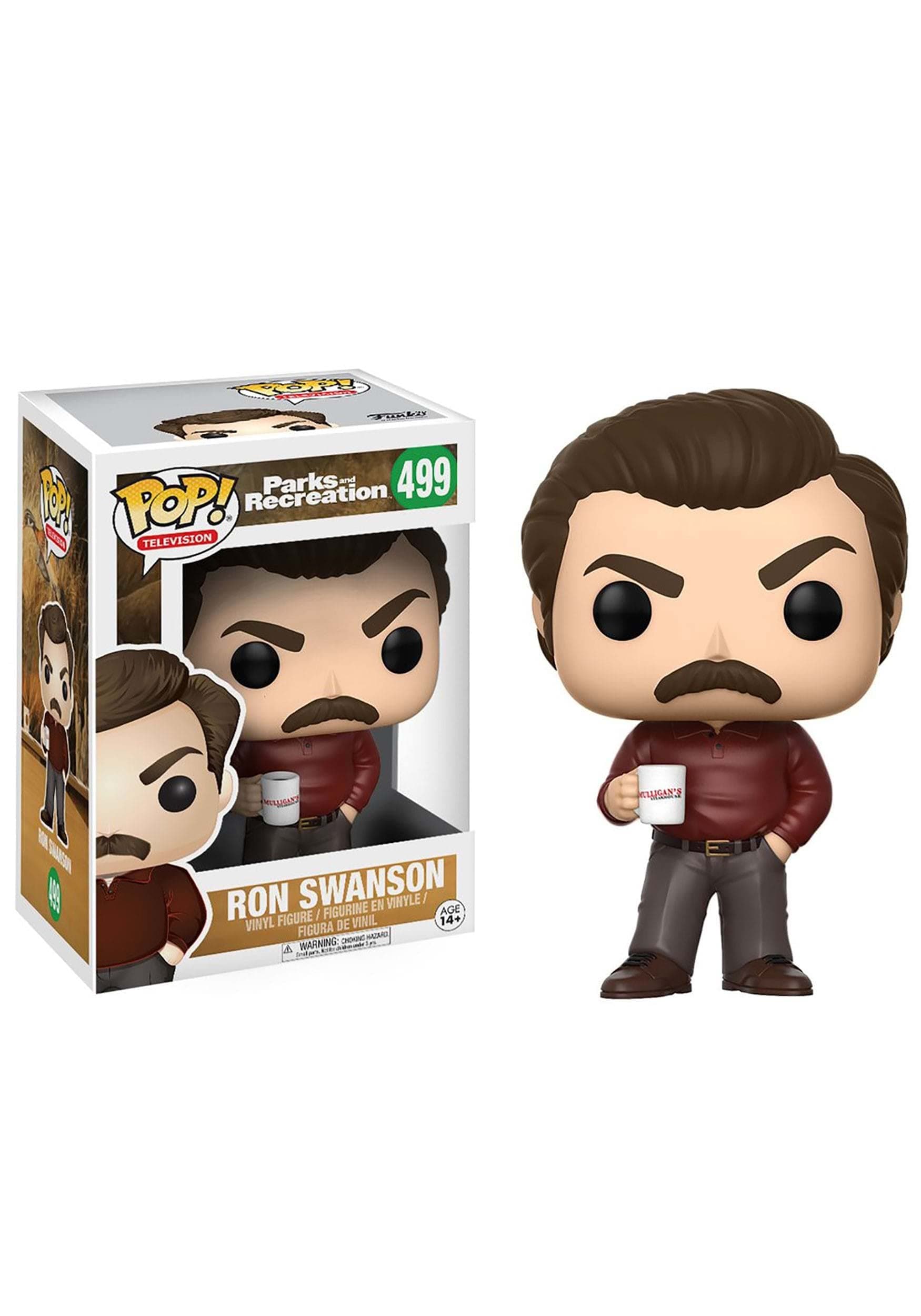 POP! 13036 Vinyl Parks and Recreation Ron Swanson Figure