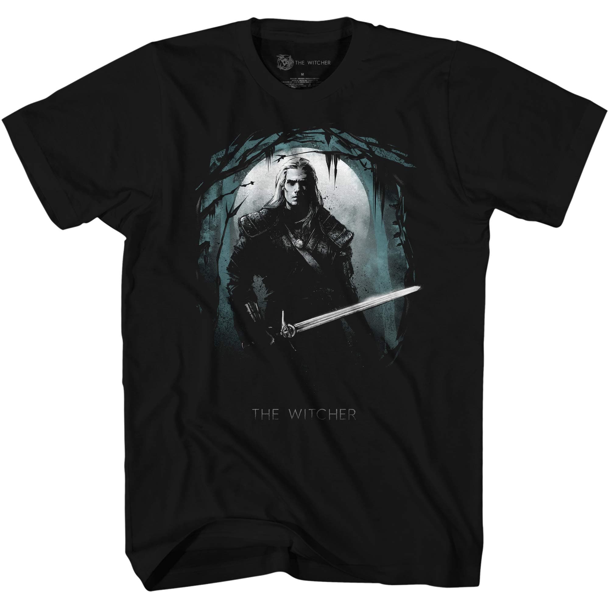 The Witcher Geralt T-Shirt – Butcher of Blaviken Adult Graphic Tee, Witcher Gamer Shirt for Men & Women