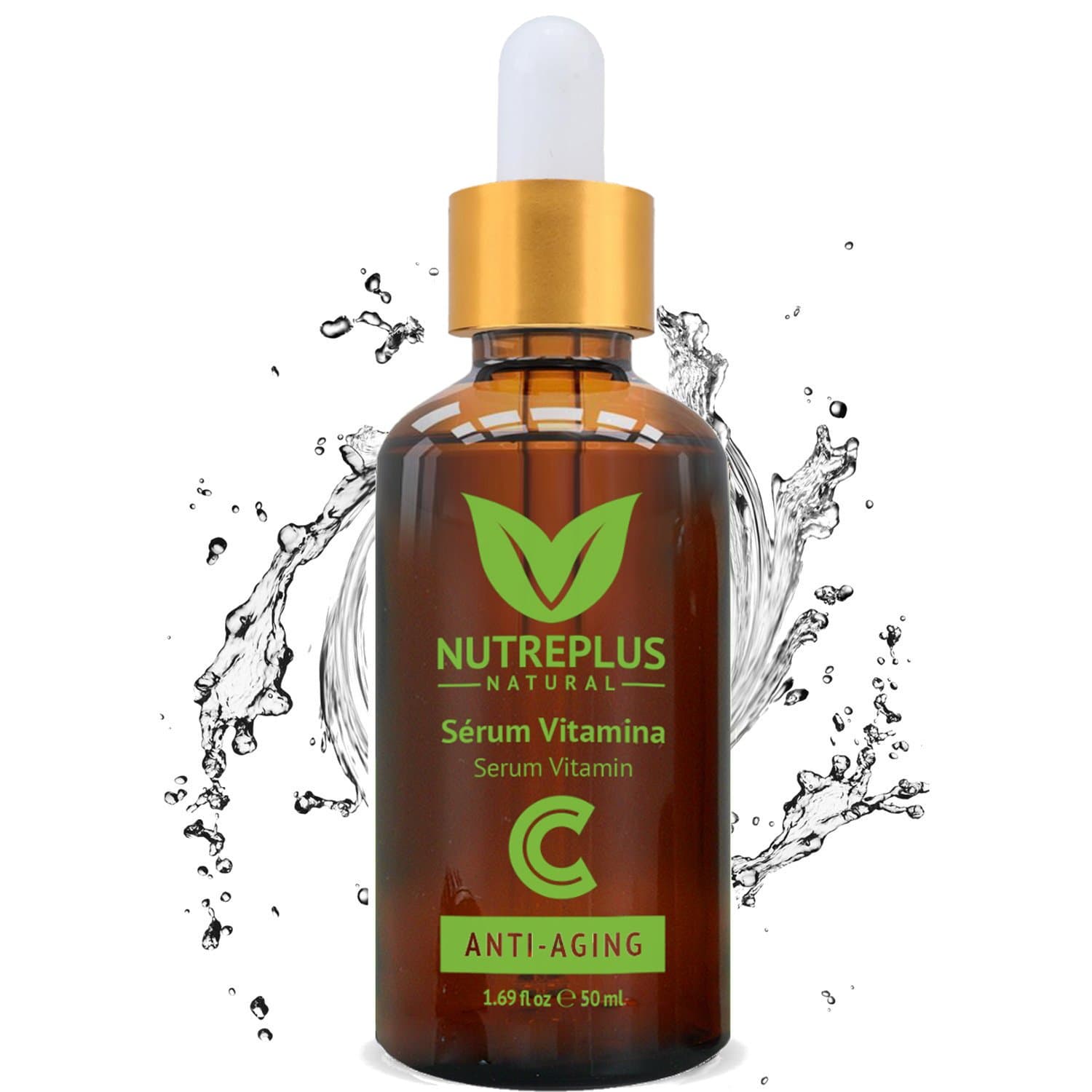Vitamin C Serum for Face with Hyaluronic Acid and Vitamin E | Anti Ageing serum, Anti Wrinkles, Anti age spot and skin discoloration | Non-greasy, Tones and Reaffirms