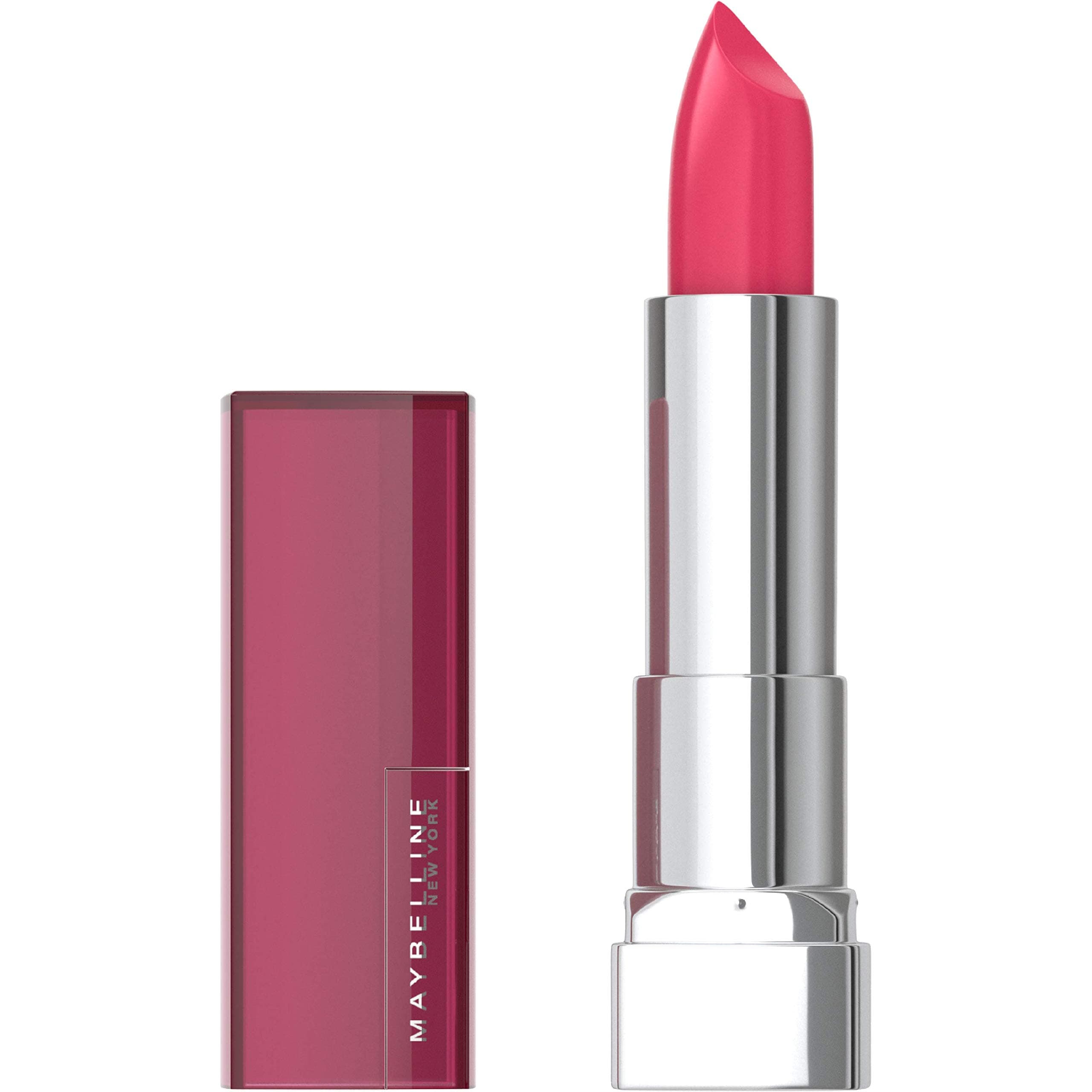 Color Sensational Lipstick, Lip Makeup, Cream Finish, Hydrating Lipstick, Pink & Proper, Coral Pink ,1 Count