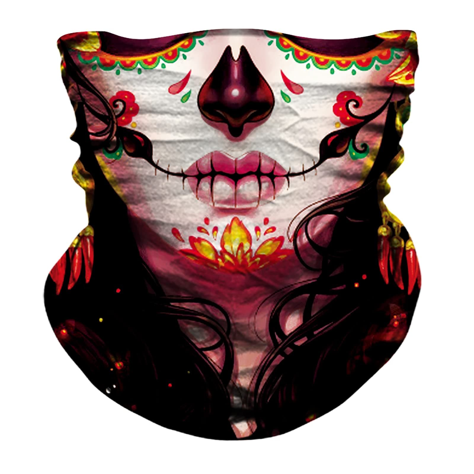 JOEYOUNG 3D Face Sun Mask, Neck Gaiter, Headwear, Magic Scarf, Balaclava, Bandana, Face Mask, Hunting, Running, Motorcycle