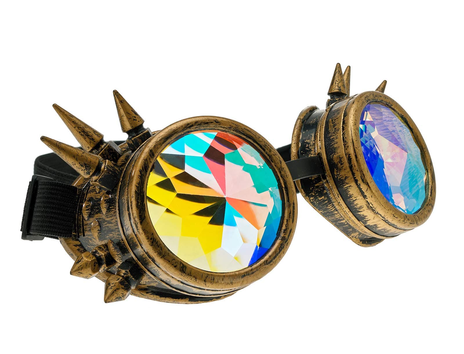 (TM Steampunk Black Cyber Goggles Rave Goth Vintage Victorian like Sunglasses