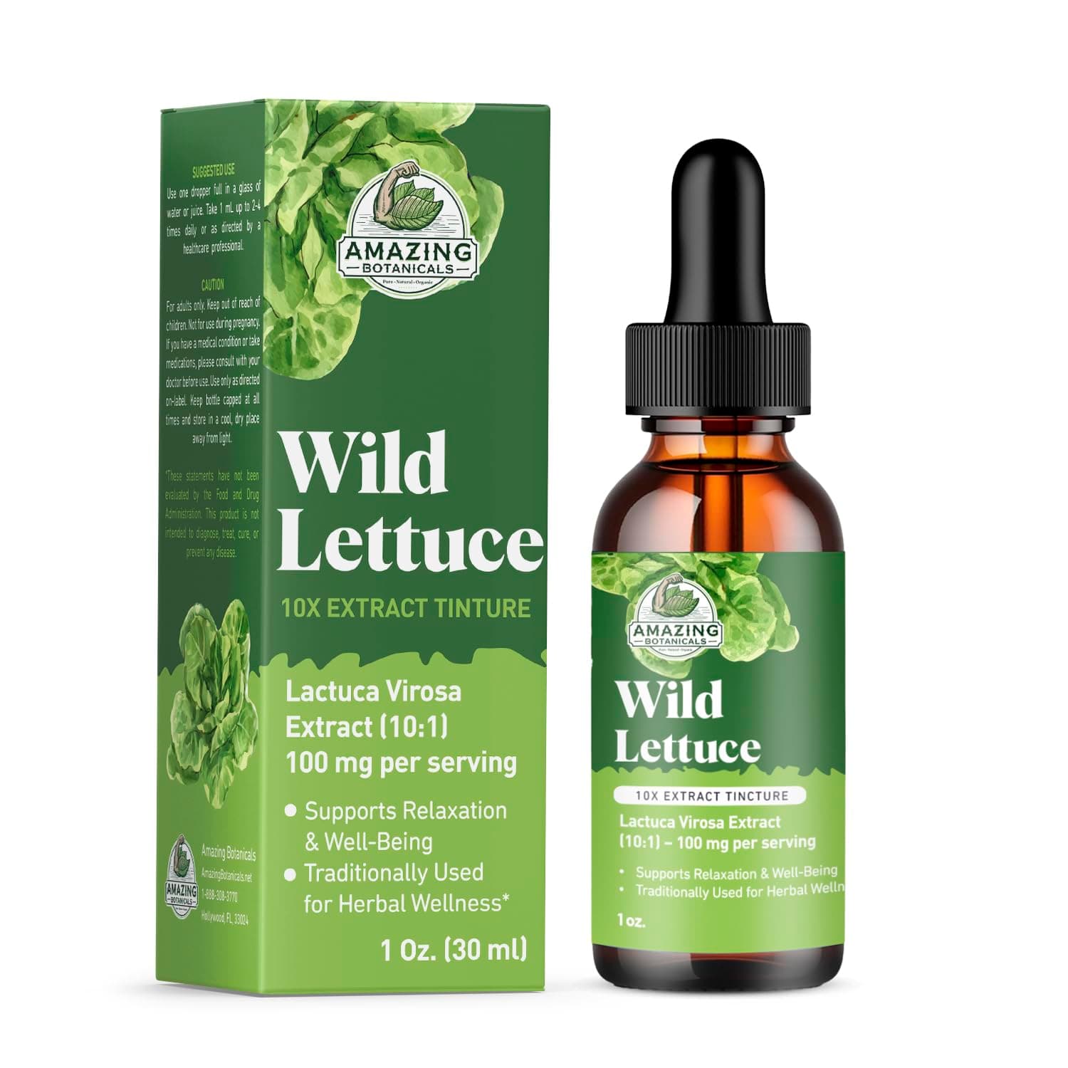 - Wild Lettuce 10X Extract Tincture 30,000 mg (1 Fl Oz (Pack of 1))