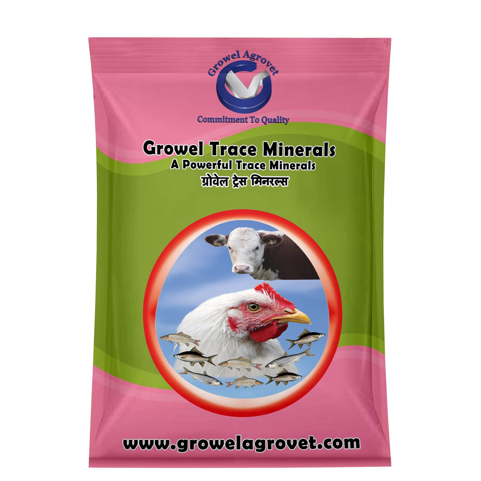Trace Minerals- Powerful Trace Minerals for Aquaculture, Poultry, Cattle, Horses, Pigs, Goats, and Sheep -1 Kg.