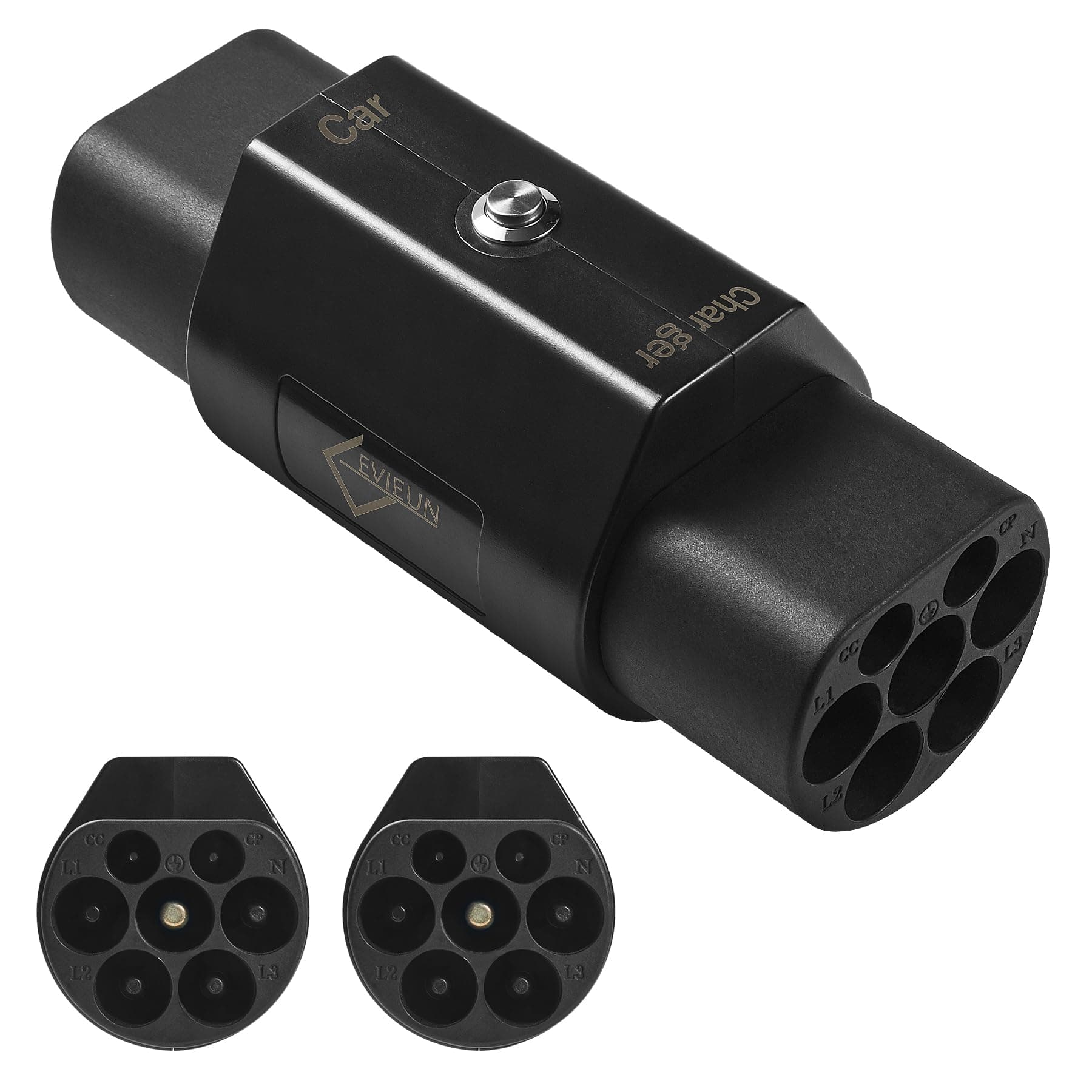 Type 2 to GBT EV Charger Adapter 32A 440V - EV Charging Cable Adapter Easy Carry & Use