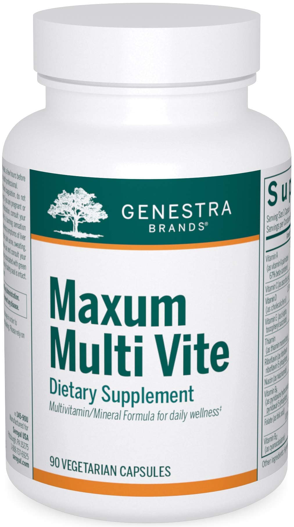 Genestra Brands Maxum Multi Vite | Multi Vitamin Mineral Formulation with Rutin, CoQ10 and Green Tea Extract | 90 Capsules
