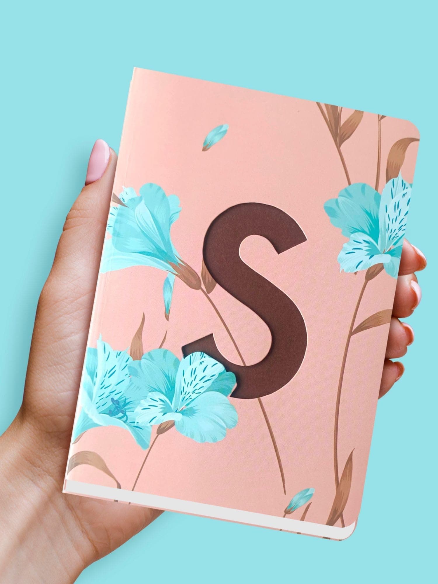 Doodle Initial S Lasercut Notebook, 192 Pages, 80 GSM Diary for Women, Birthday Gift, Friendship day gift, Thanksgiving Gift