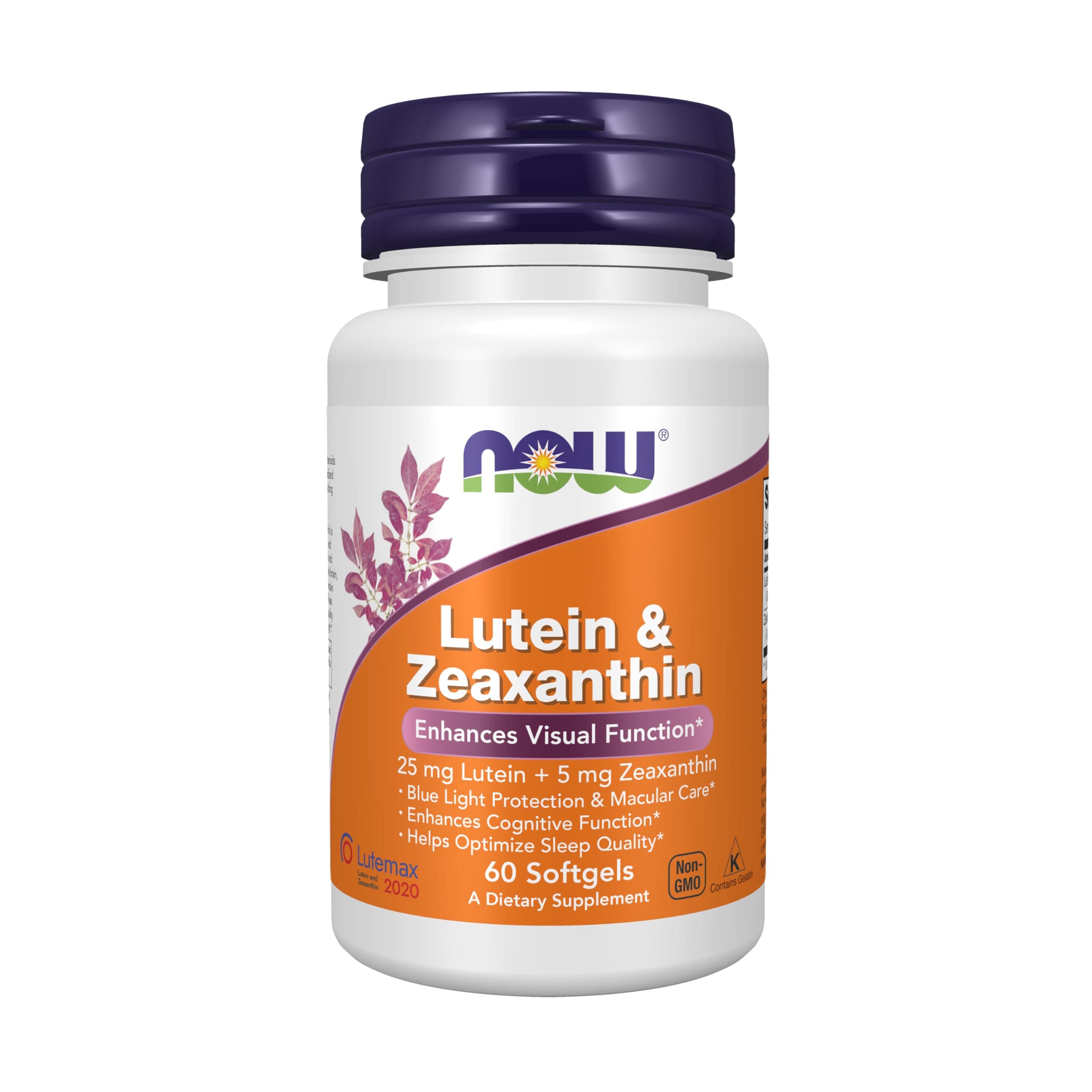 Supplements, Lutein & Zeaxanthin with 25 mg Lutein and 5 mg Zeaxanthin, 60 Softgels