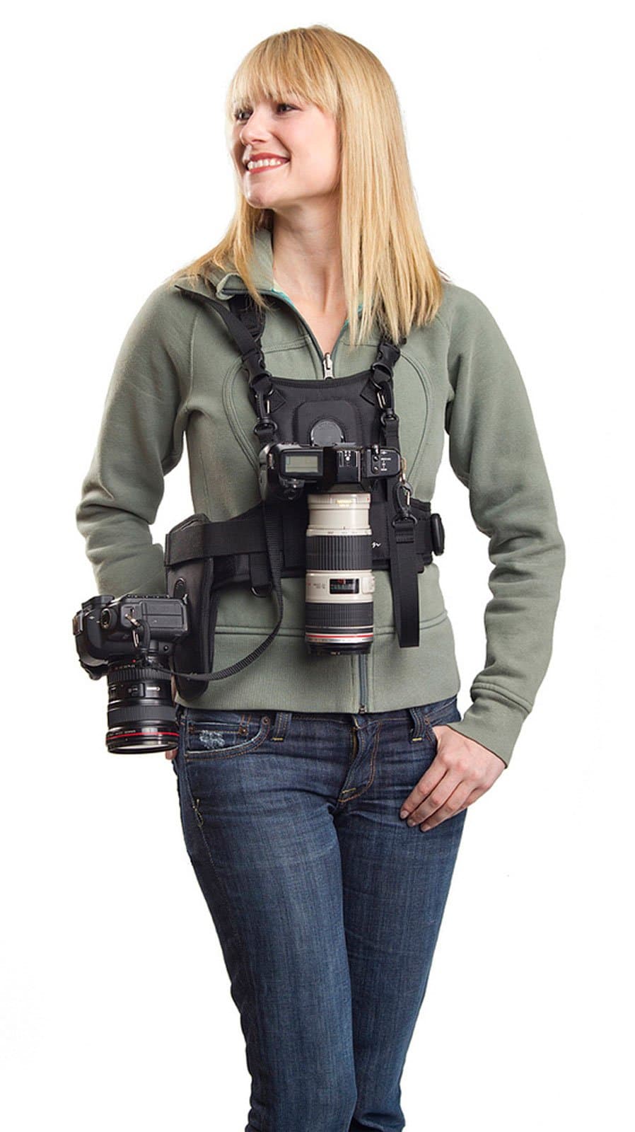 Carrier Camera System for 2 Camera's, Black 124RTL-D