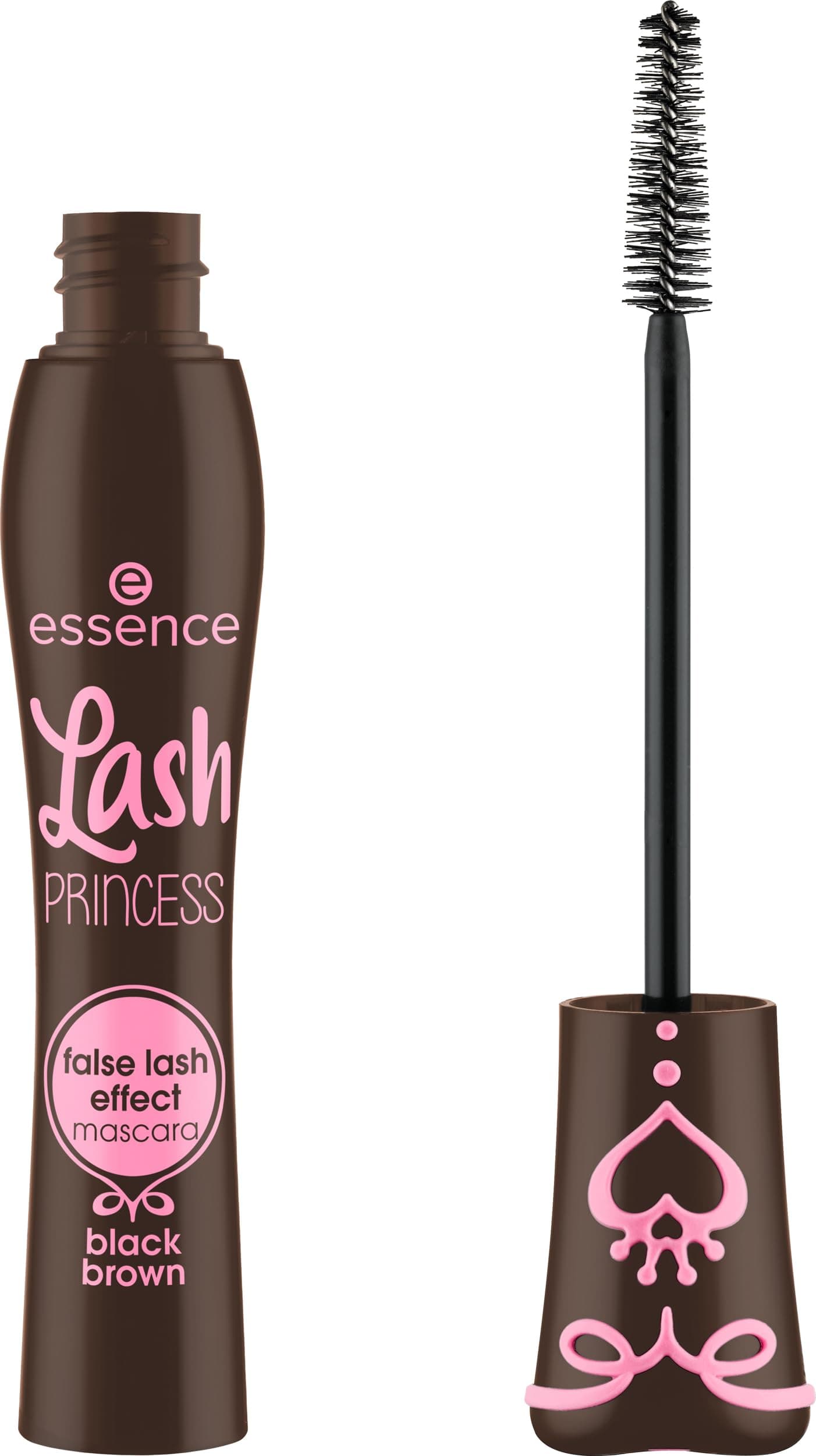 essence Lash Princess False Lash Effect Mascara Black Brown, Volumizing, False Eyelash Effect, Defining, Vegan, No Microplastic Particles, Nanoparticles Free, No Perfume, Pack of 1 (12 ml)
