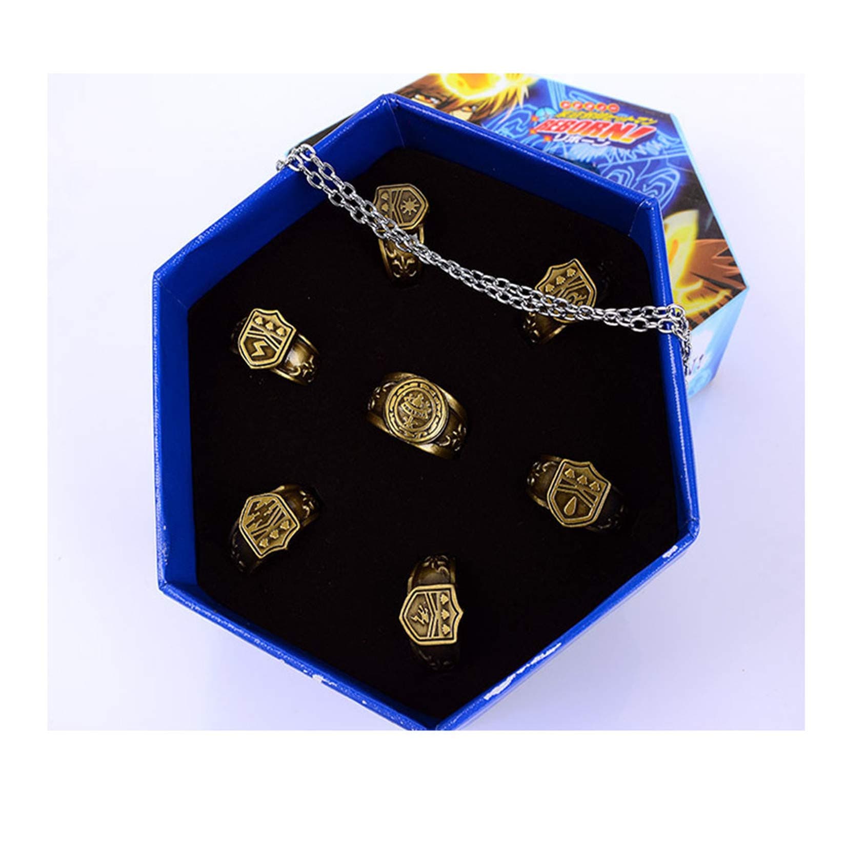 Katekyo Hitman Reborn Accessories - Set of Seven Ring