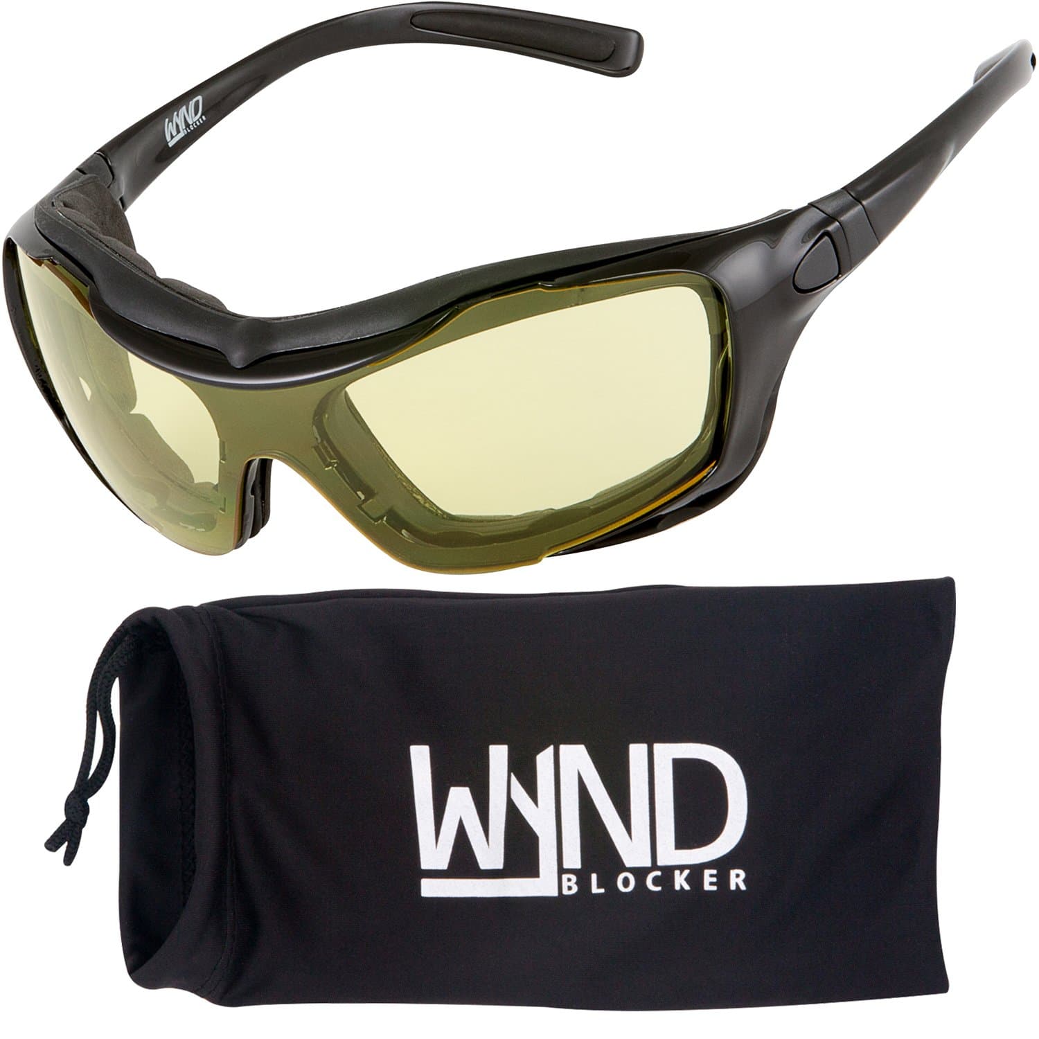WYND Blocker Large Motorcycle Riding Glasses Extreme Sports Wrap Sunglasses