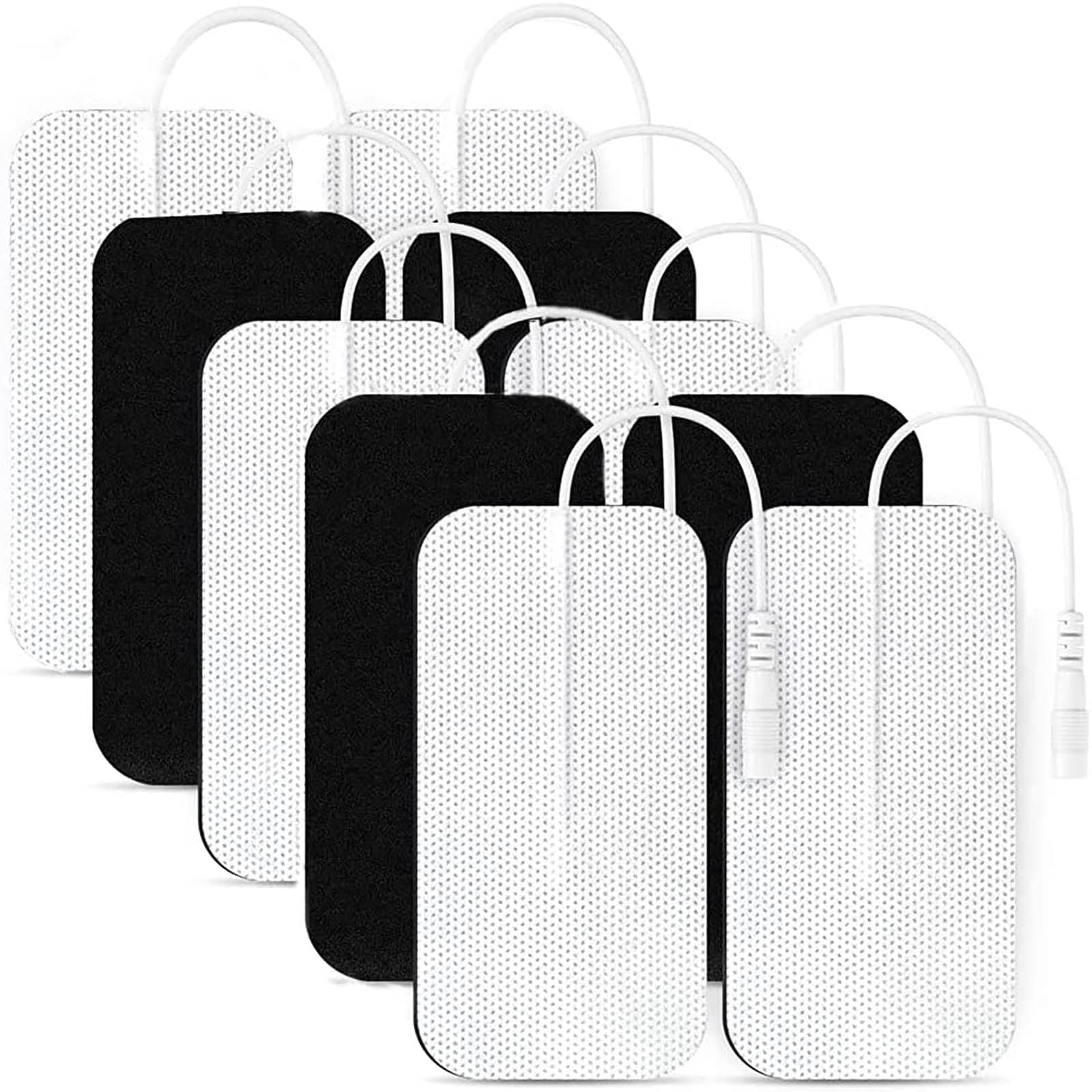 SM Electrodes 10PCS TENS Unit Replacement Pads 2x4, Reusable Electrode Pads, Compatible with AUVON TENS, TENS 7000, Etekcity Tens Unit