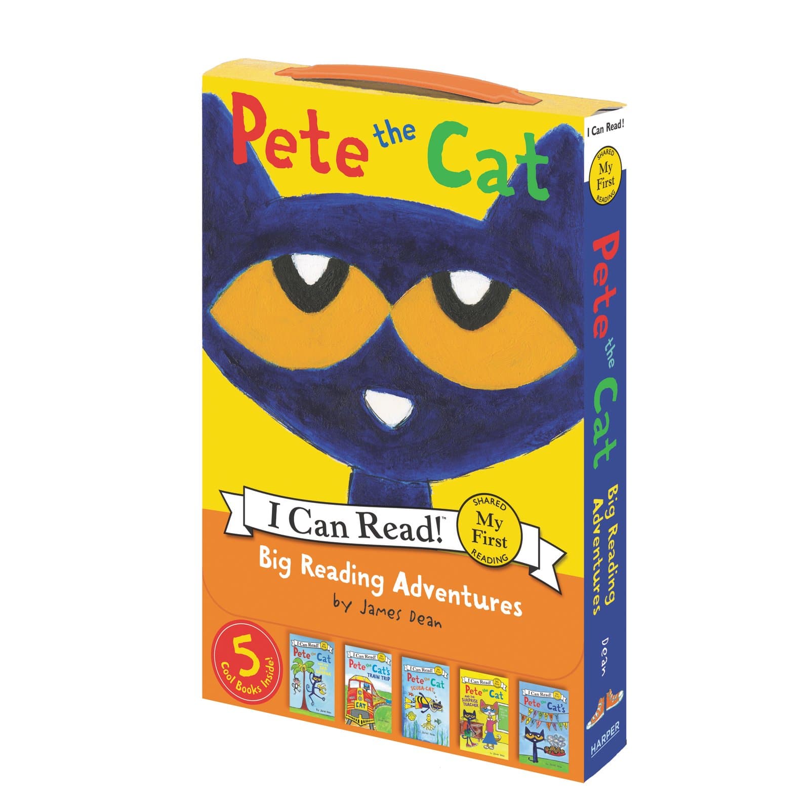 Pete the Cat: Big Reading Adventures: 5 Far-Out Books in 1 Box!: A Box of 5 Groovy Books: 337 (Pete the Cat: My First I Can Read!)