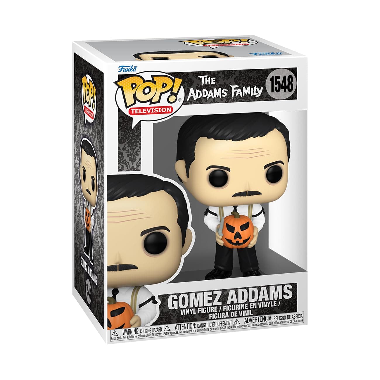 Pop! TV: AFC - Gomez Addams - Addams Family Classic - Collectable Vinyl Figure - Gift Idea - Official Merchandise - Toys for Kids & Adults - Horror Fans - Model Figure for Collectors