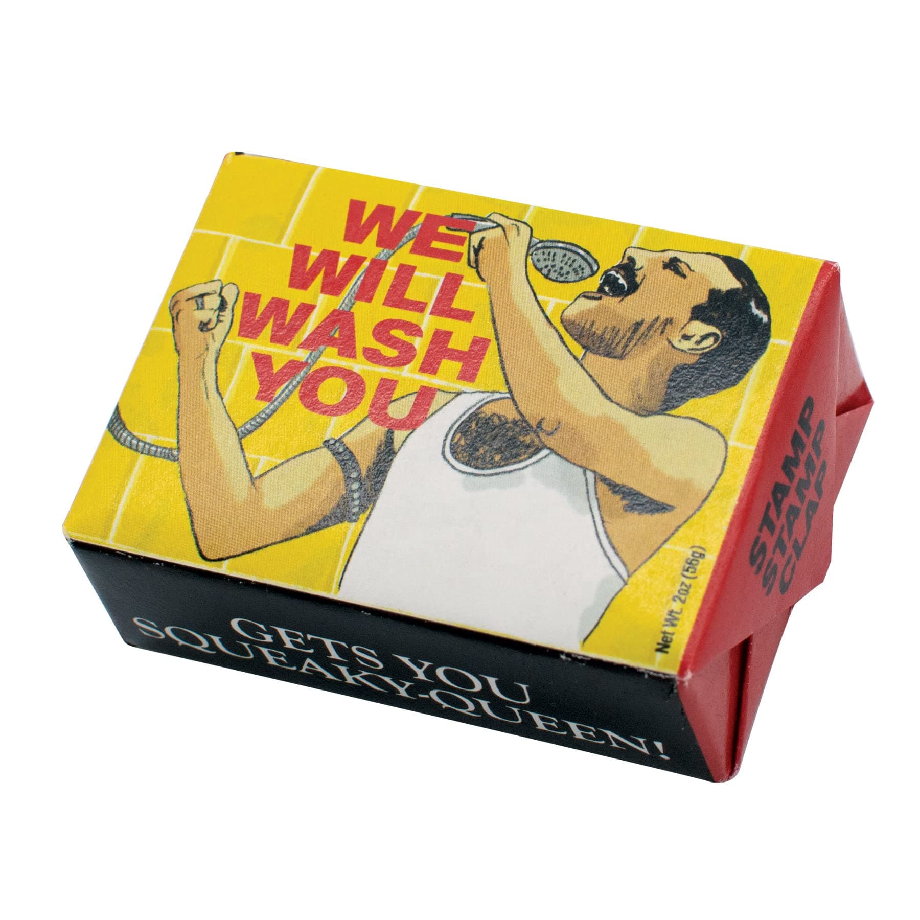 We Will Wash You Freddie Mercury Soap - Made in the USA, 2oz (56g) Travel or Hotel Sized Guest Bar Soap