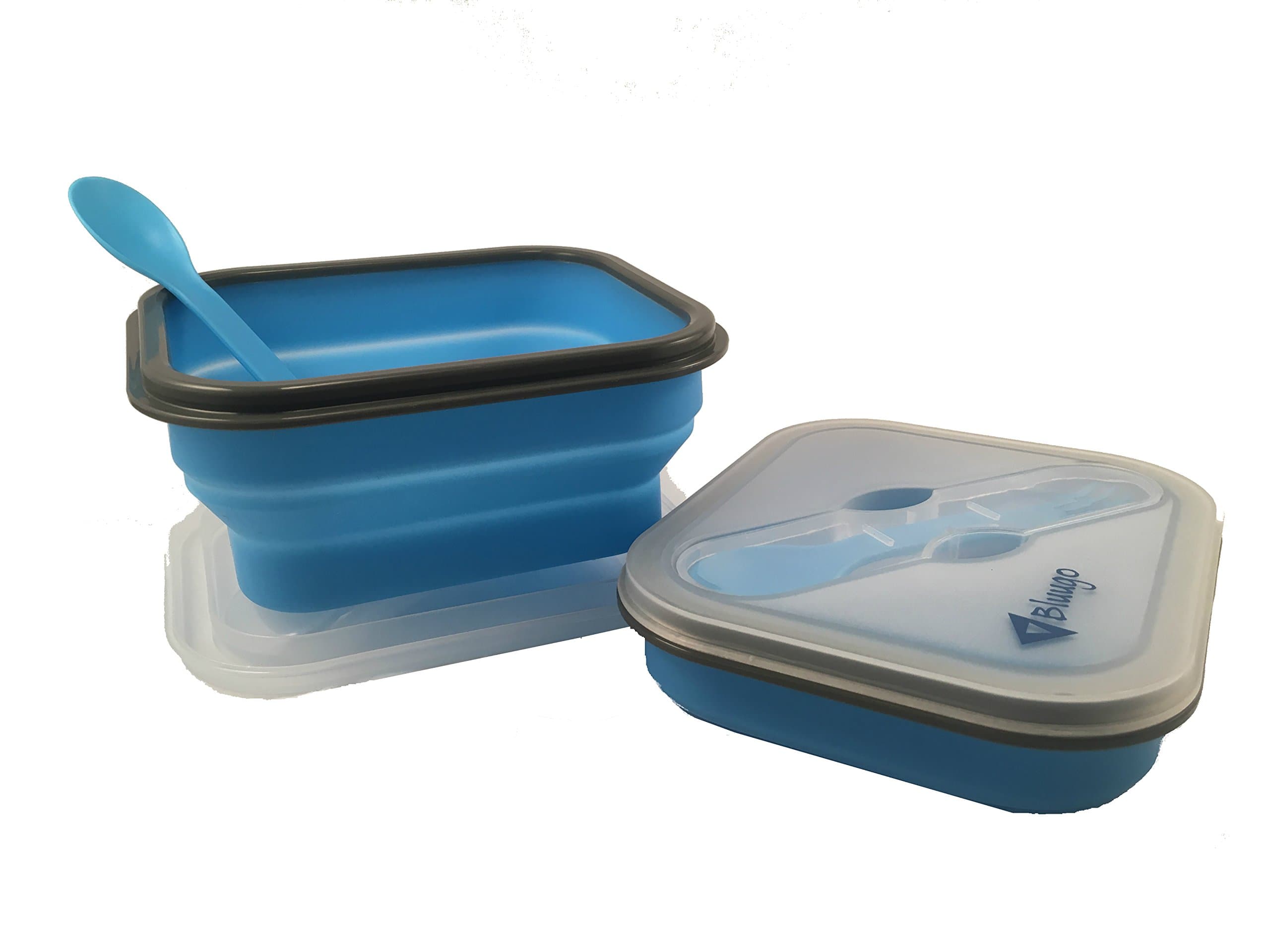Collapsible Silicone Food Containers - set of 2