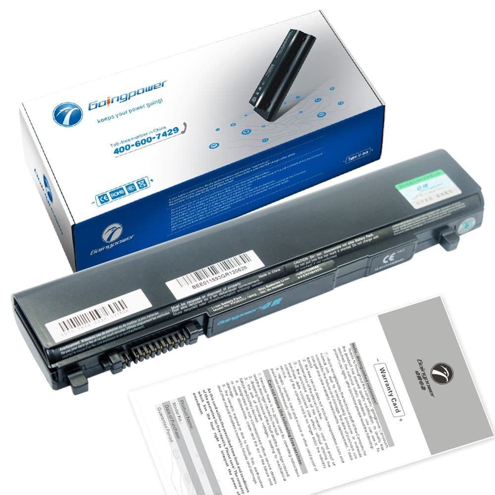 Goingpower Battery for Toshiba Portege R700 R705 R830 R835 PA3831U-1BRS PA3832U-1BRS - 18 Months Warranty [li-ion 6-cell 4400MAH]