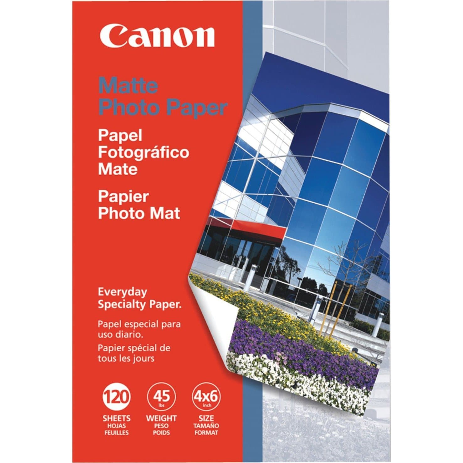 Canon MP-101 4-Inch x 6-Inch Matte Photo Paper (120 Sheets/Package)
