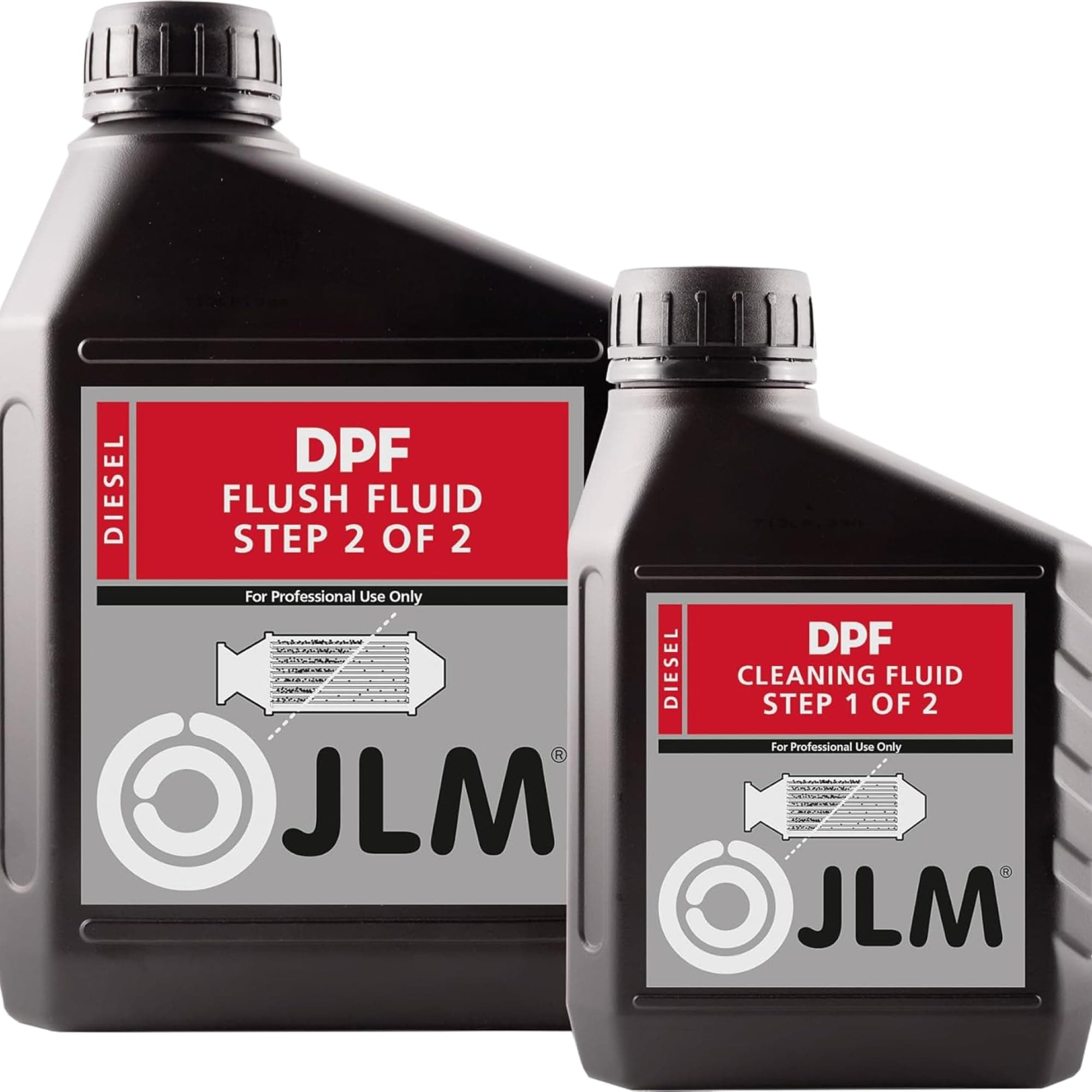 Diesel Particulate Filter (DPF) Cleaning Flush Fluid 2-Step Kit, 0.5 & 1.5L (J02230)