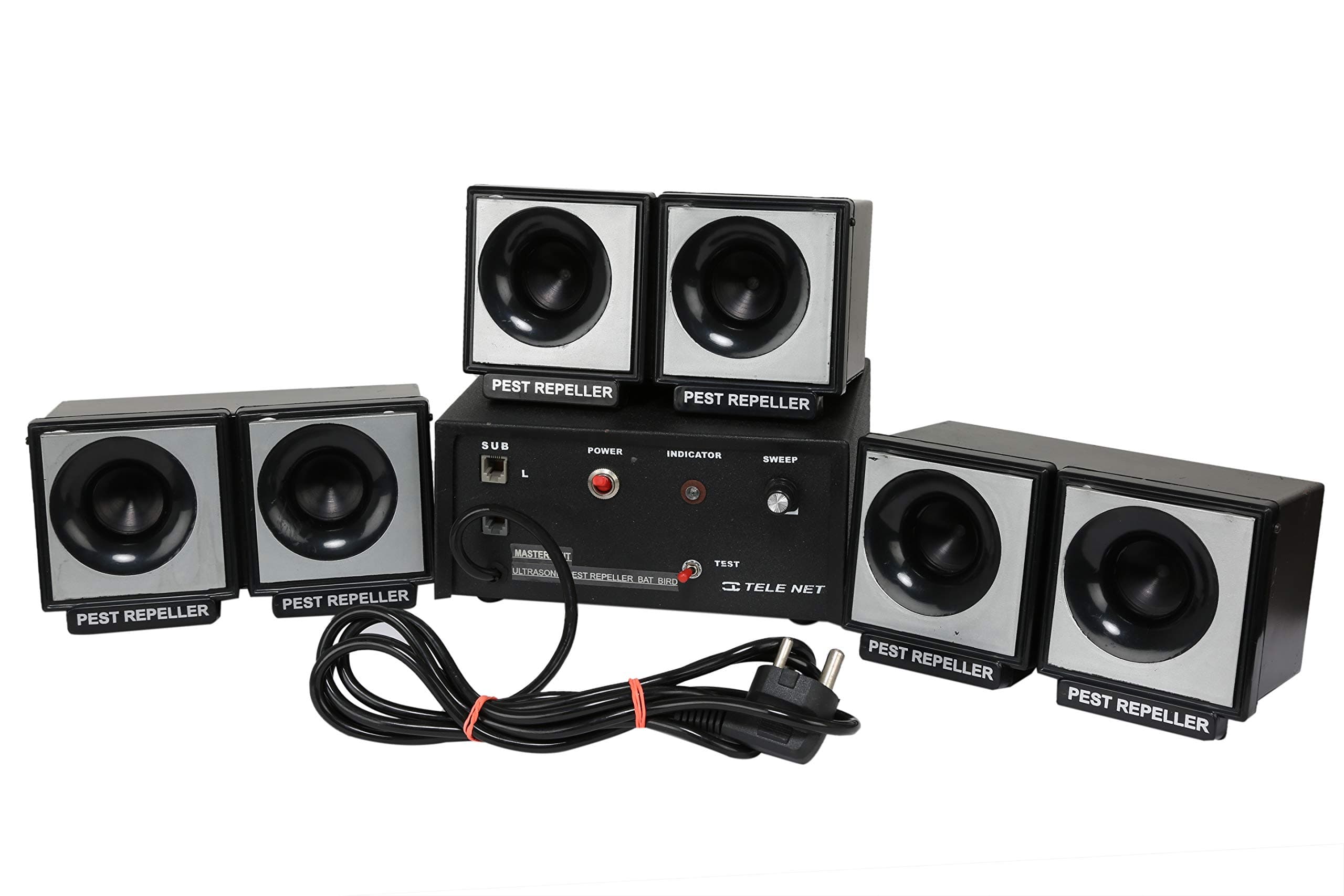 Ultrasonic Master Console Bird Repeller, 1 Master Unit with 3 Sub Unit