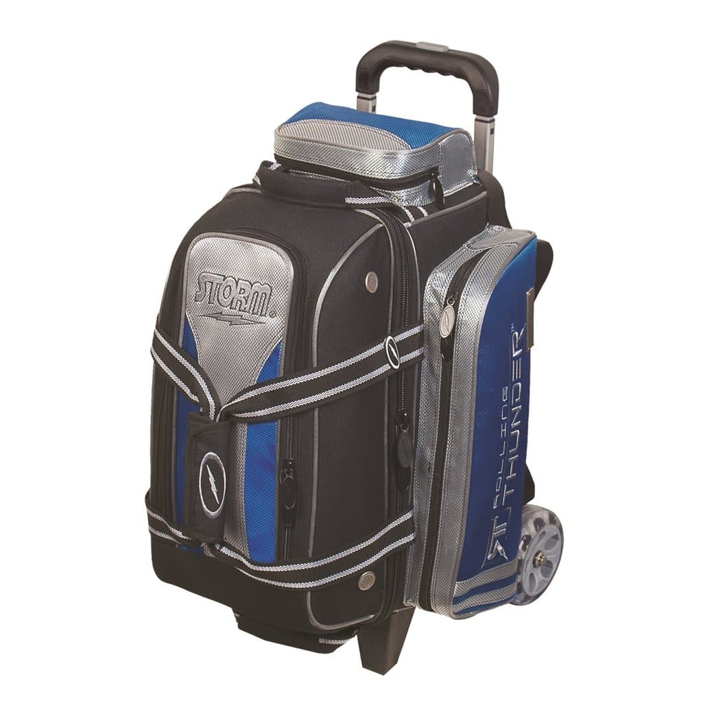 GAOAG 2 Ball Rolling Thunder Bowling Bag by Storm- Blue/Black/Silver ()