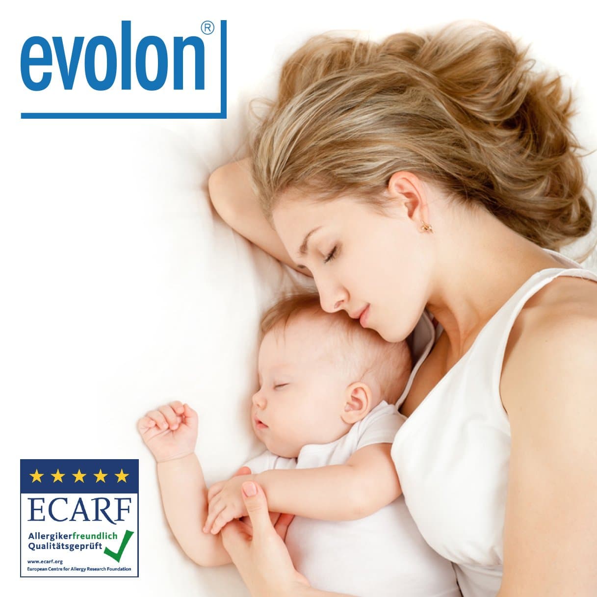 Evolon® Anti Dust Mite Cushion Cover with Zip Set 3 Pz. 80x80cm