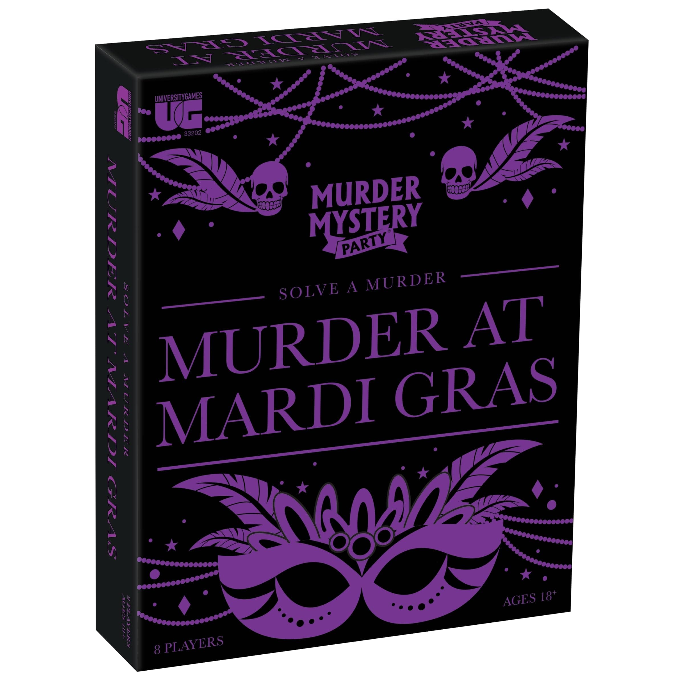 University Games Murder Mystery Party Game - Murder at Mardi Gras
