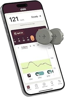 Glucose Biosensor & App by Dexcom - A Leader in Continuous Glucose Monitoring (CGM). 24/7 Tracking & Personalized Insights to Reveal Patterns. 2-Pack (Up to 15 Days Each). iOS & Android.