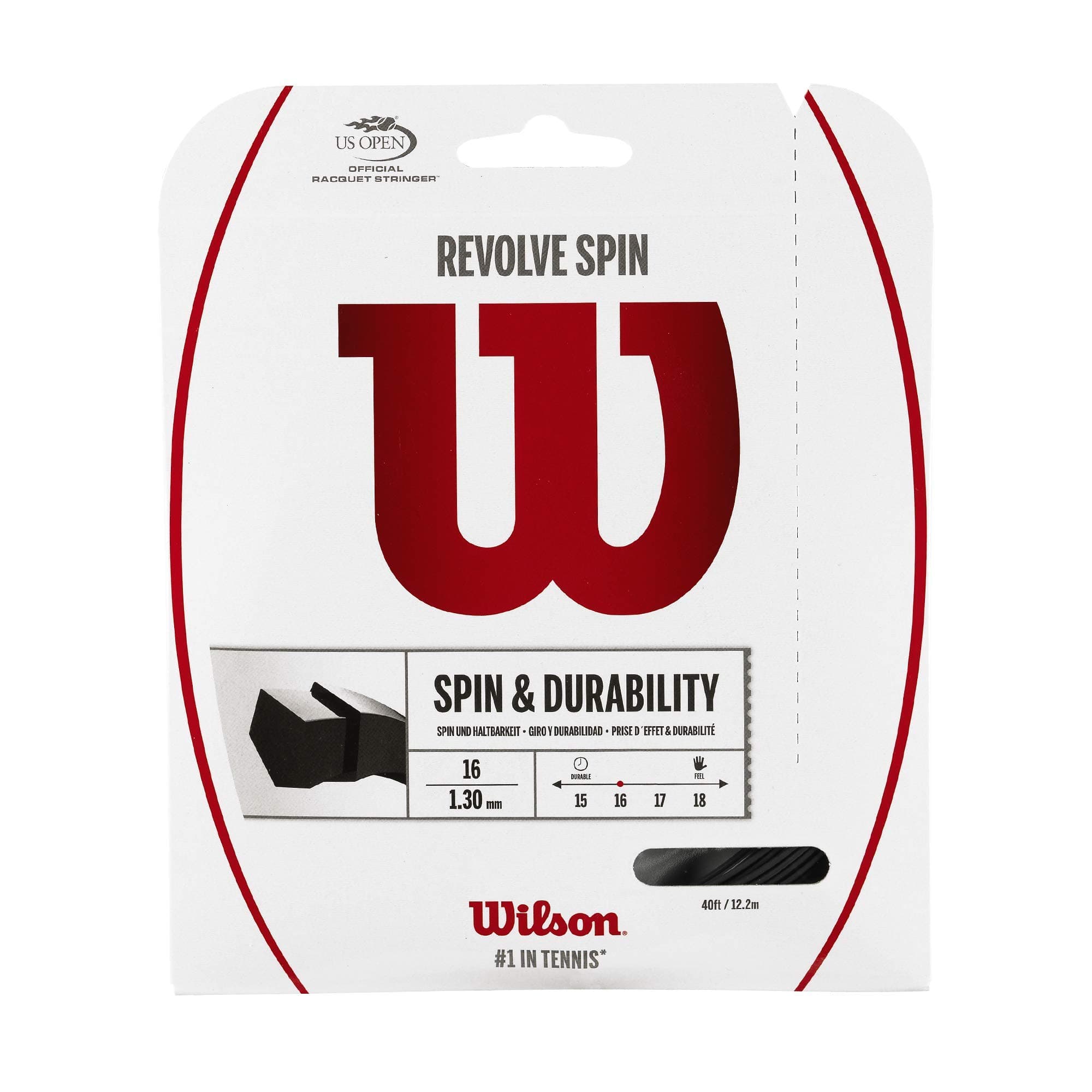 Wilson Unisex Revolve Spin Tennis String