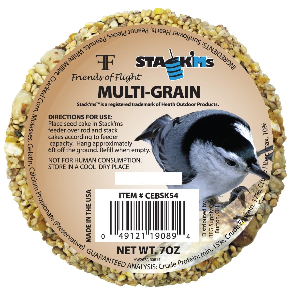 Heath Mfg.Stack'Ms SC-54 Seed Cake, 7 oz