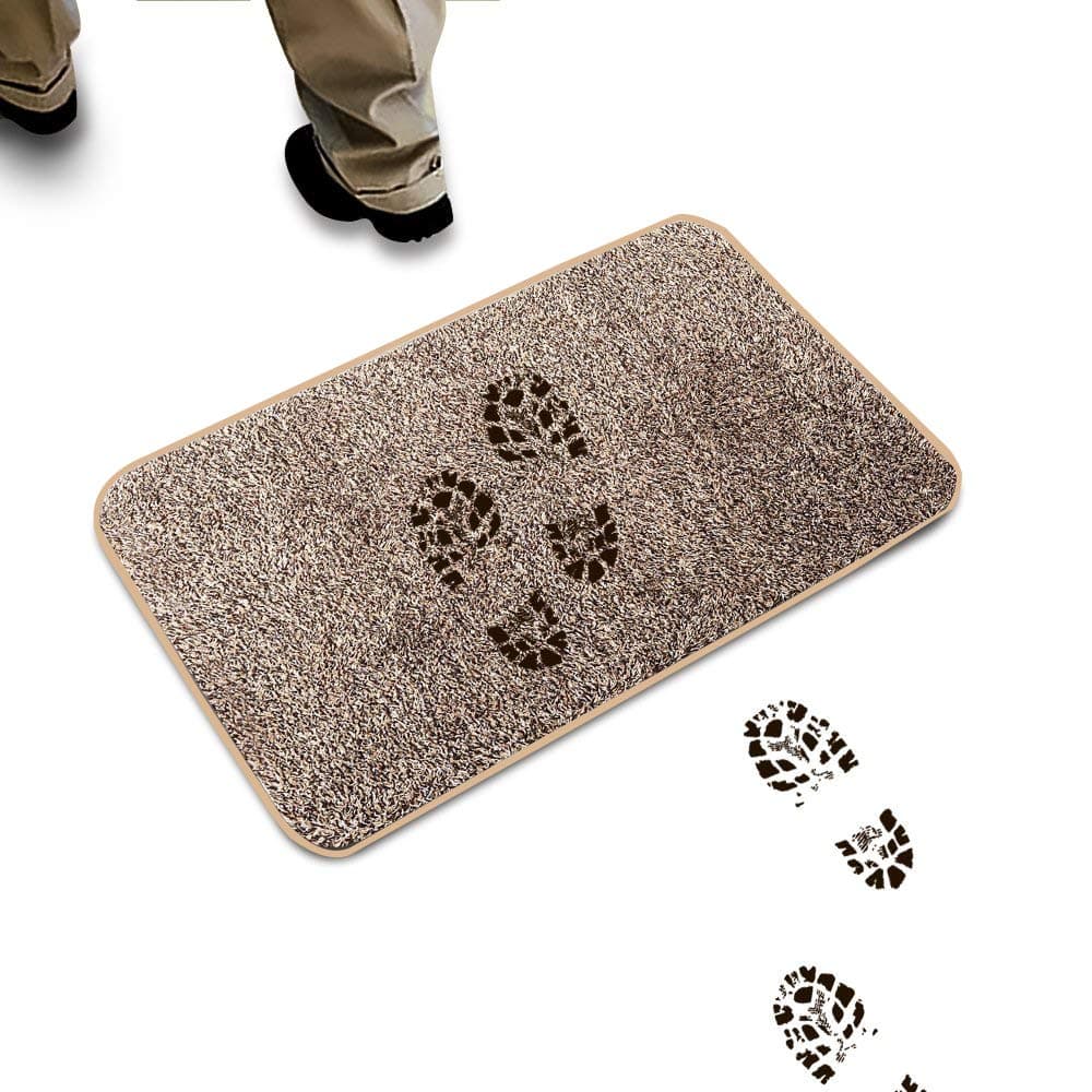 Super Absorbent Mat Absorbing Mud & Water Remove Dirts Doormat, Magic Step Clean Mat Indoor Non Slip Home Entrance Rug