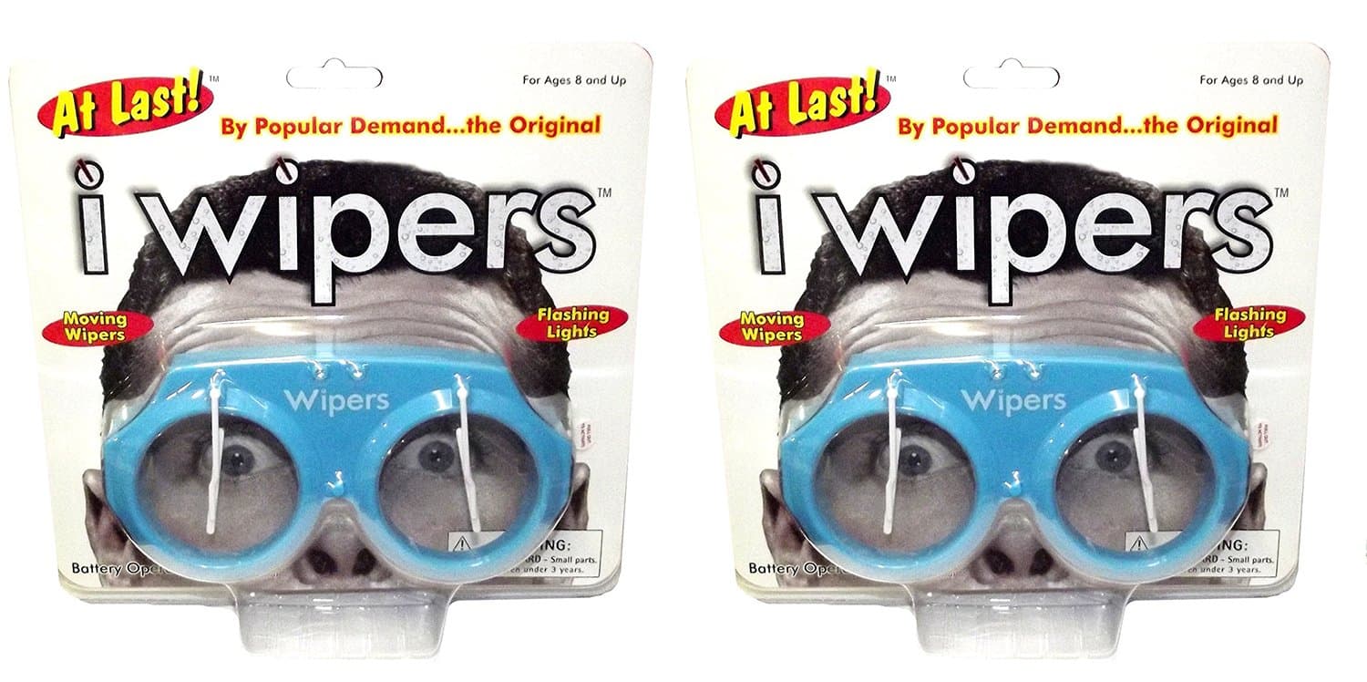 iWipers- Wiper Glasses (Color May Vary) - 2 Pack