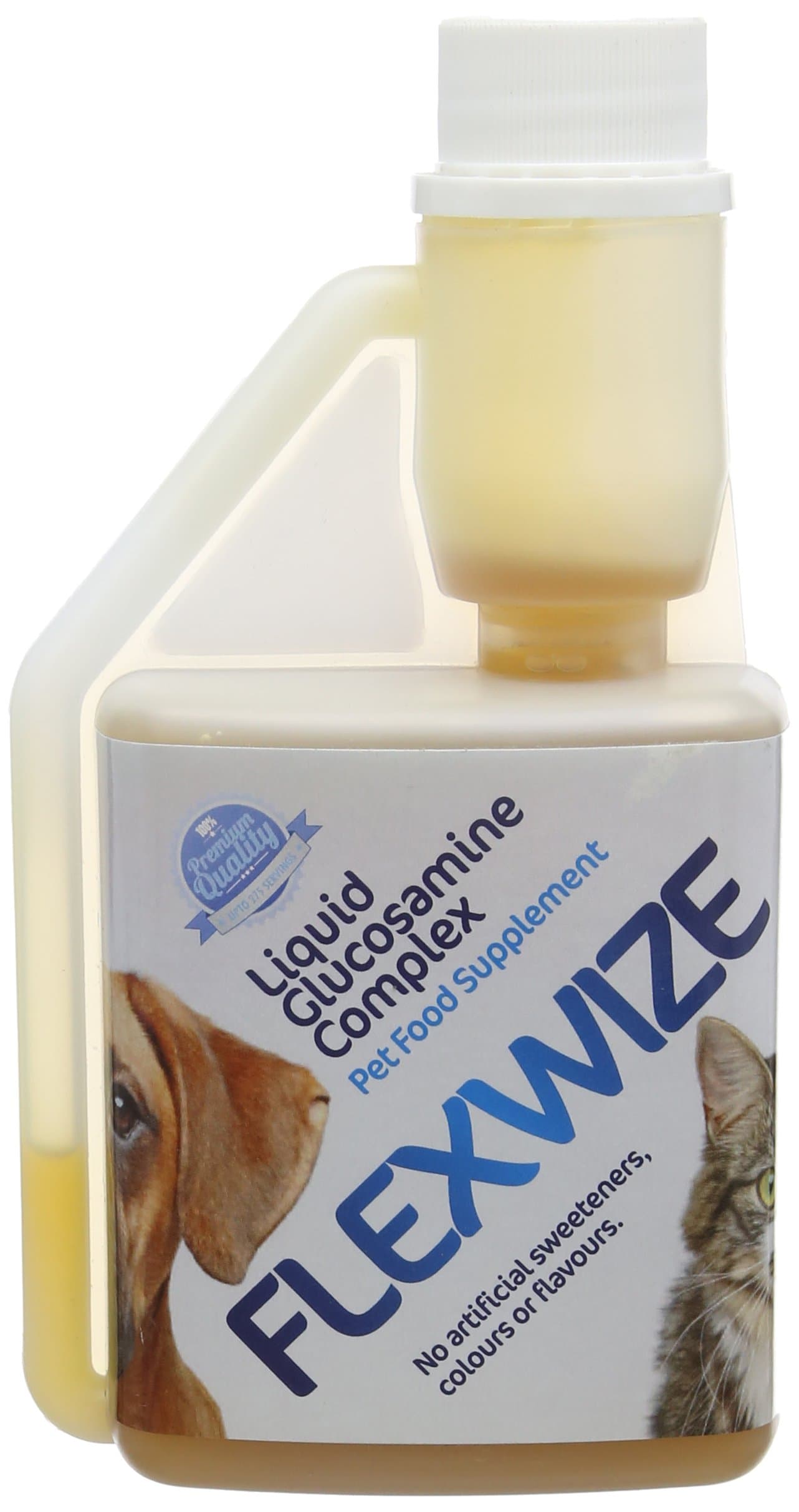 Flexwize Liquid Glucosamine Complex Bottle for Dogs and Cats 275 ml,Orange