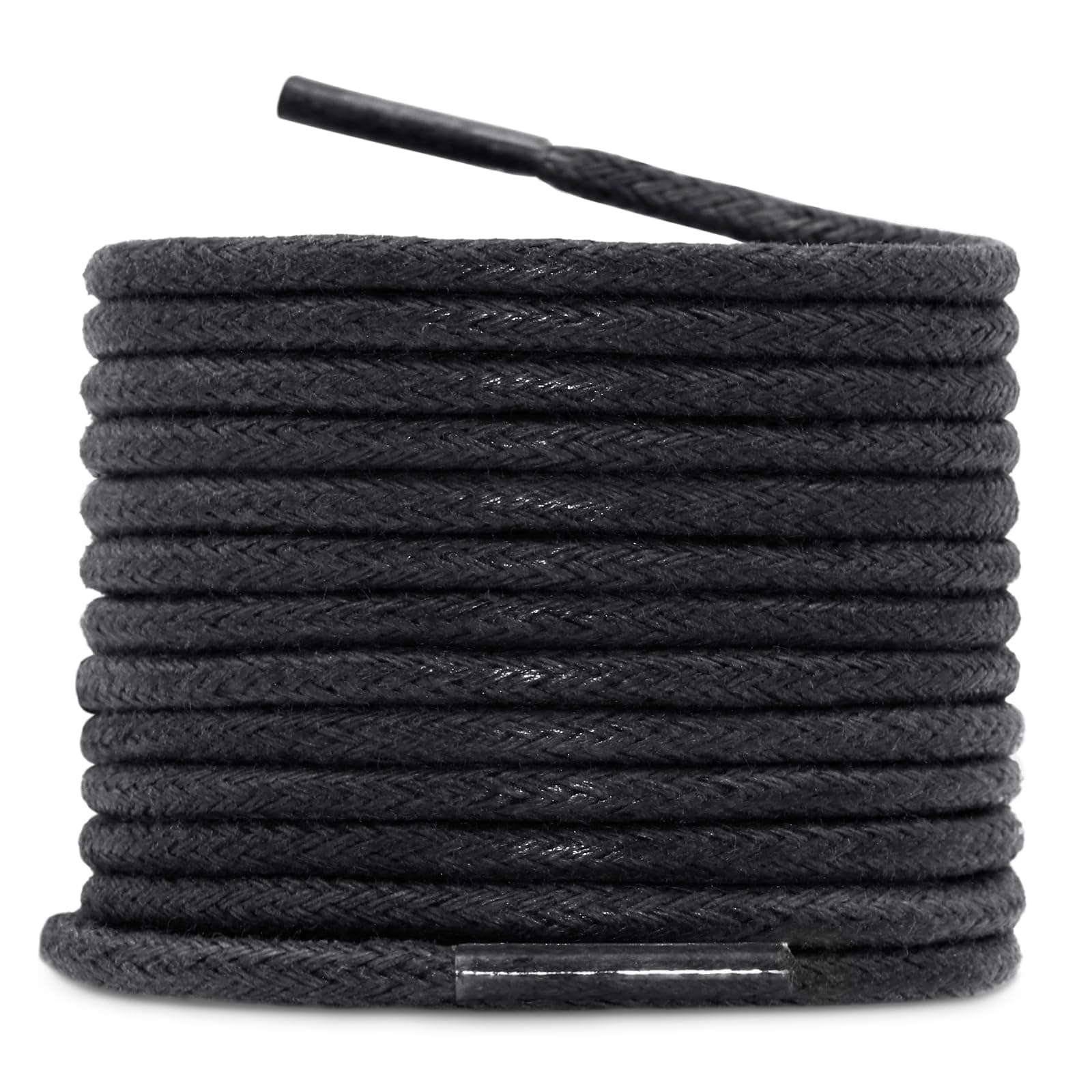 YJRVFINERound Waxed Shoelaces Dress Boots Shoes Laces 2 Pair