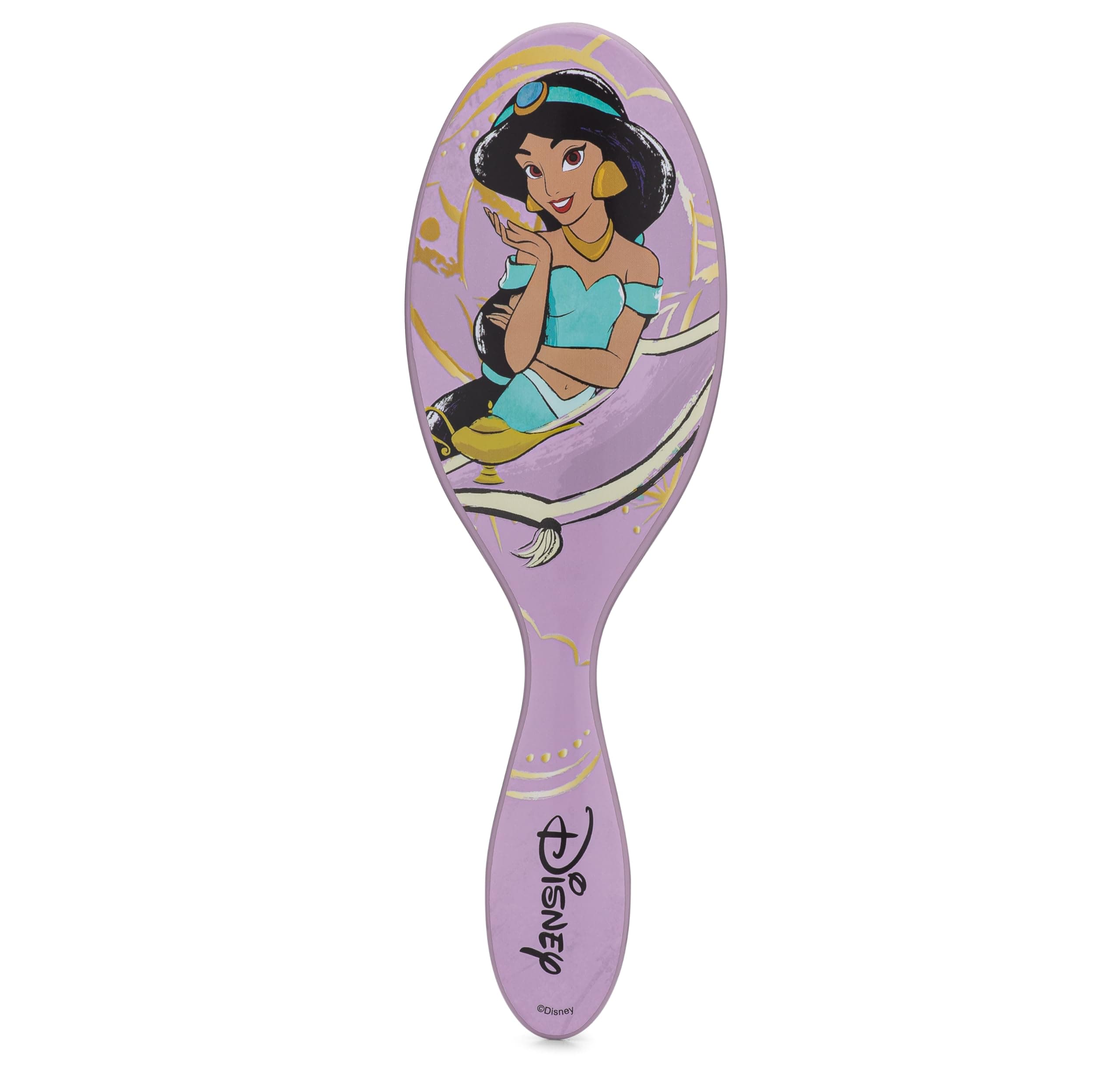 Wet Brush Disney Original Hair Detangler, Jasmine (Elegant Princess), Ultra-Soft IntelliFlex Bristles, Detangling Brush Glides Through Tangles (Wet Dry & Damaged Hair), Women & Men