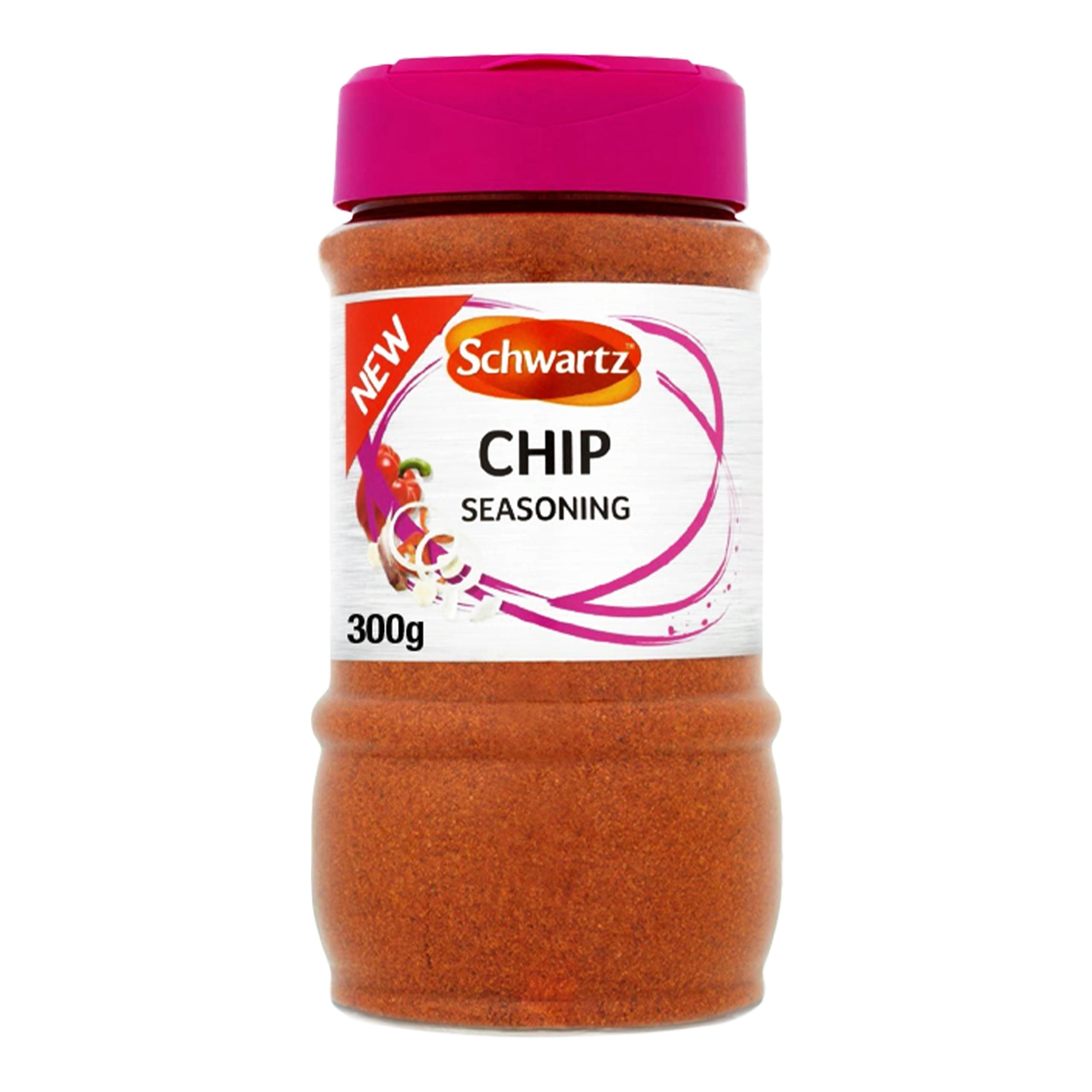 Schwartz Chip Seasoning Powder, Mild Spicy, Artificial Colours and Flavours Free, 300g