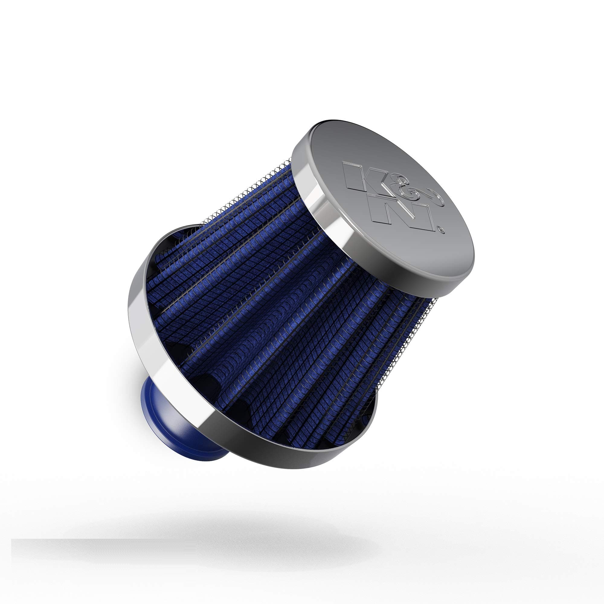 K&N Vent Air Filter/Breather: High Performance, Premium, Washable, Replacement Engine Filter: Flange Diameter: 0.375 in, Filter Height: 1.75 in, Flange Length: 0.5 in, Shape: Breather, 62-1600BL