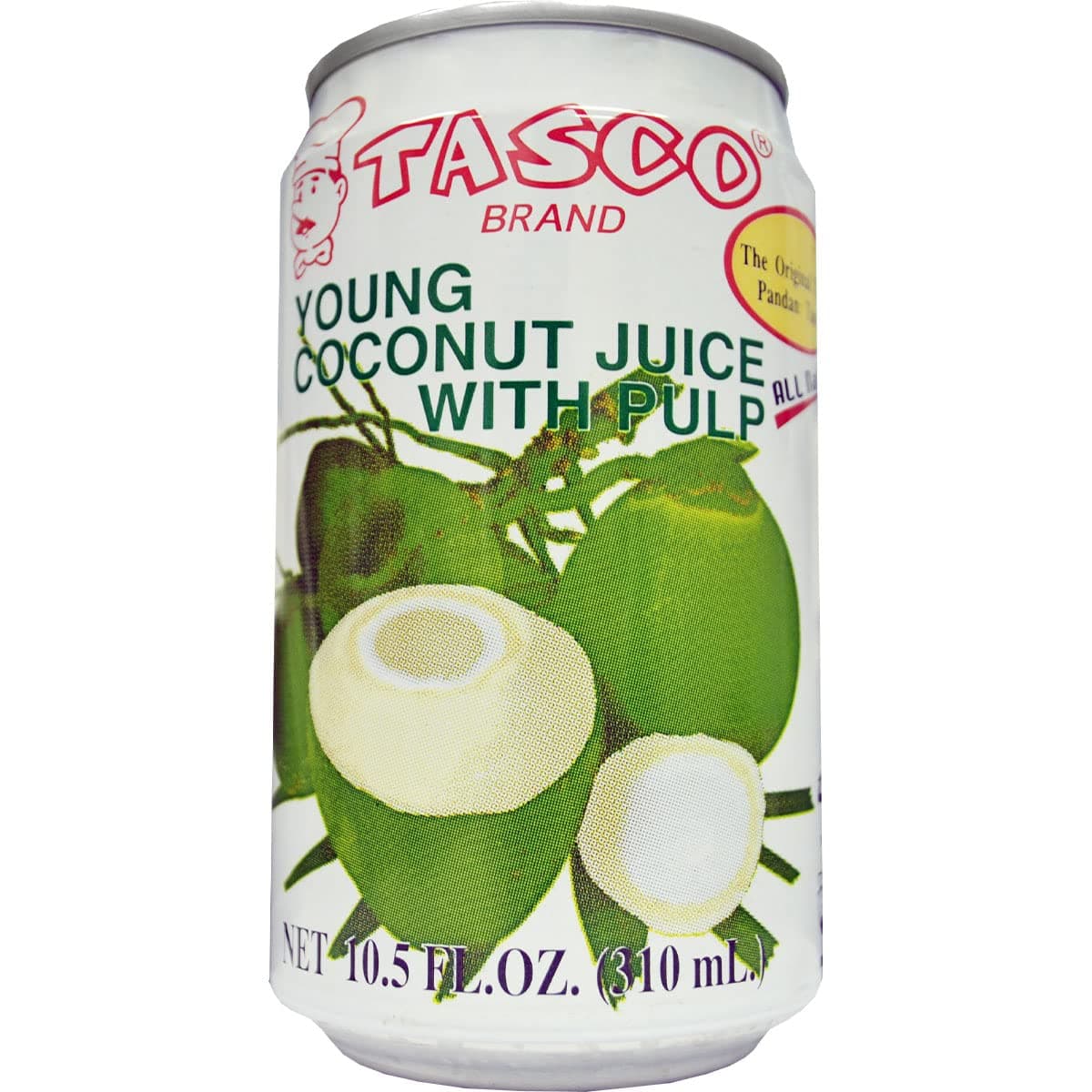 Tasco - Young Coconut Juice With Pulp (310ml) Taxco coconut juice