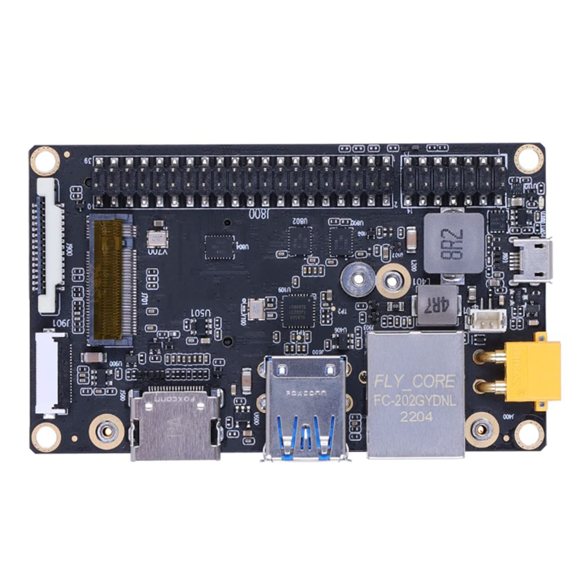 A603 Carrier Board for Jetson Orin NX/Nano with 4X USB, 1x GbE, M.2 Key M, M.2 Key E, 1 x CSI, 9-20V DC