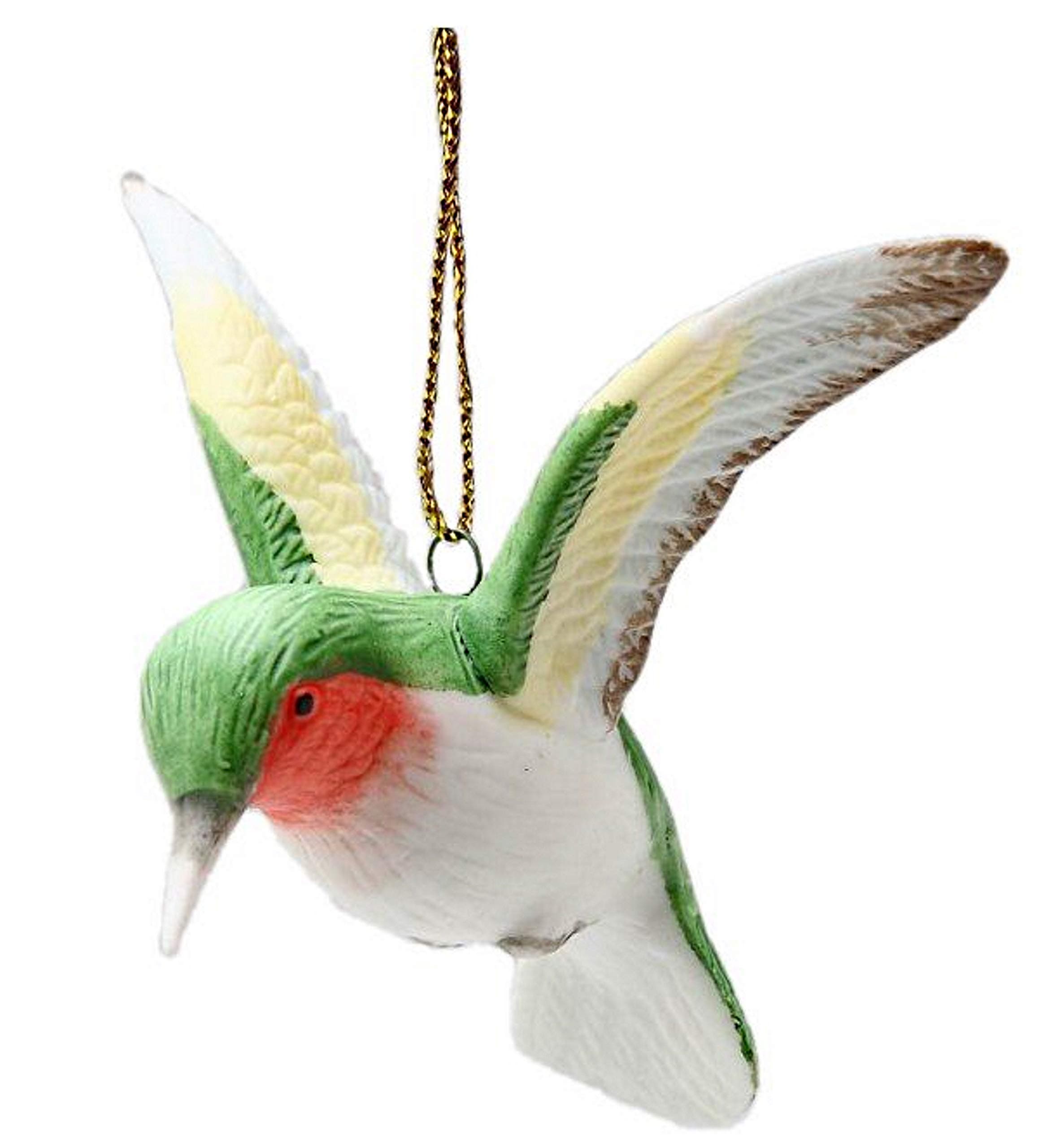 Cosmos Gifts B9021 Ceramic Hummingbird Ornament, 3-Inch, Green