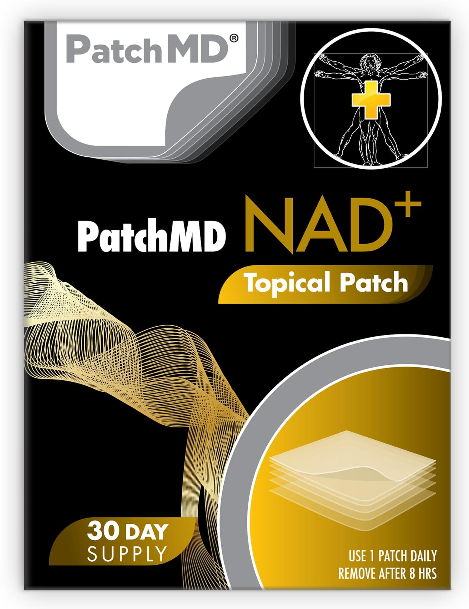 PatchMD - NAD+ Total Recovery Patches - 30 Days Supply