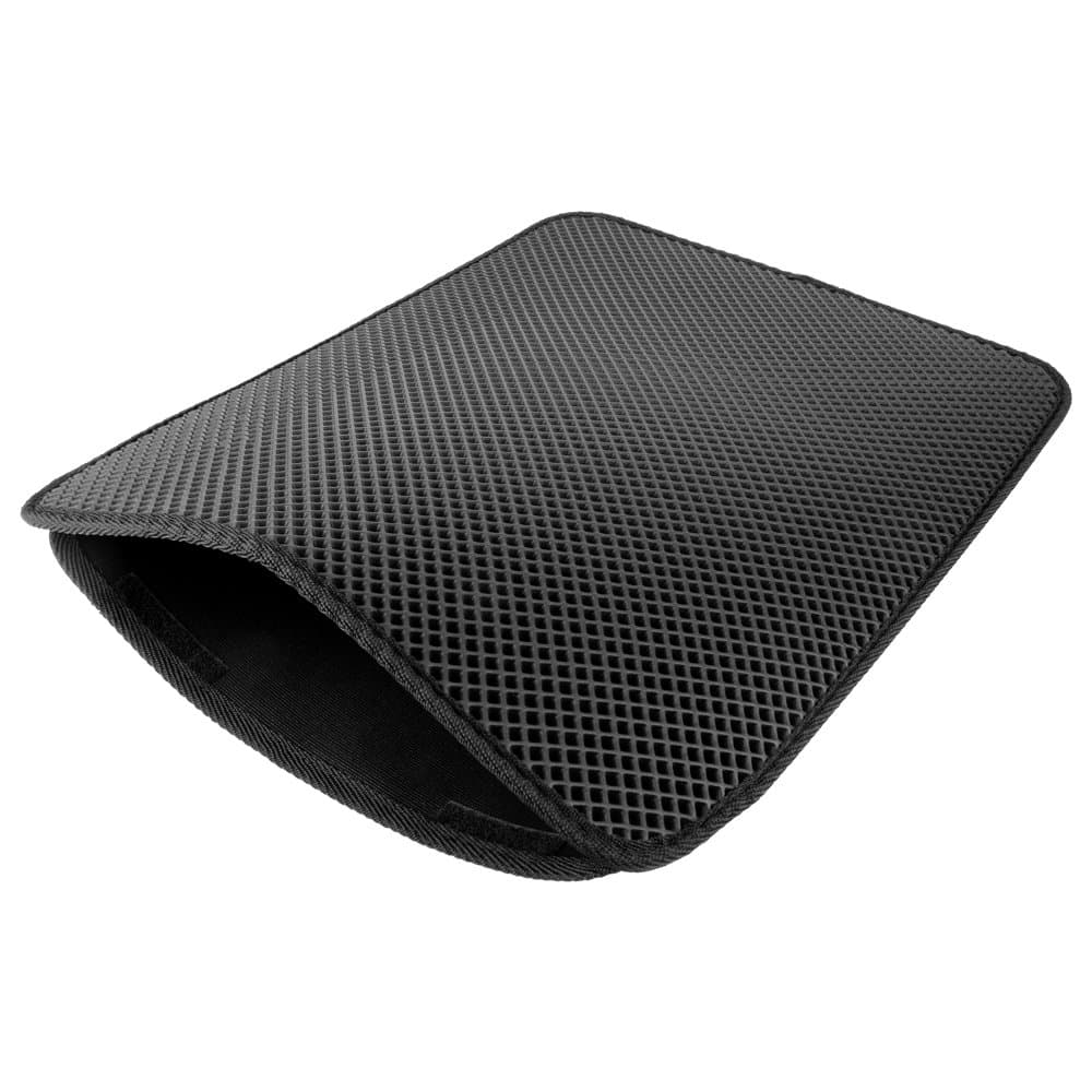 Dilight Cat Litter Mat 18" X 23.5", Dual-Structure Litter-Trapping Mat with Water-Proof Base, Soft Rubber