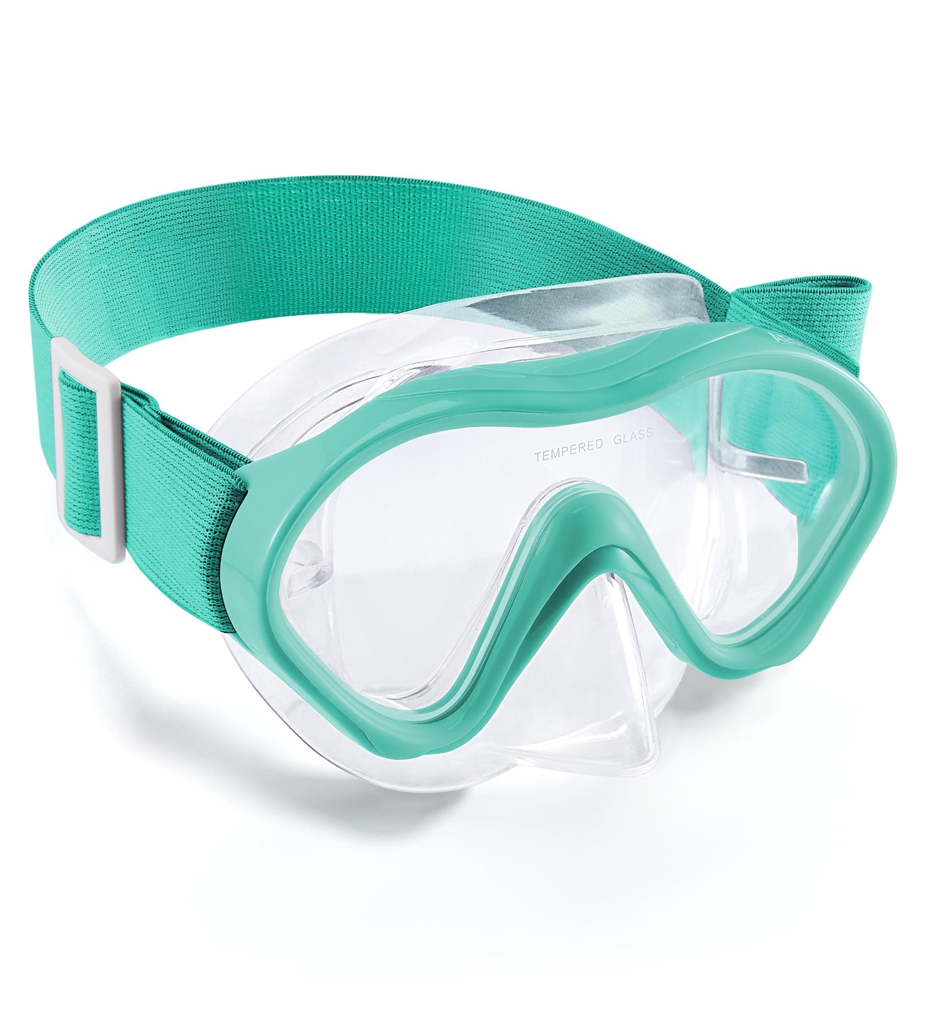 Aegend Kids Swim Goggles Snorkel Diving Goggles with Nose Cover for Kids 3-15, Knitted Fabric Strap, Anti-Fog No Leak