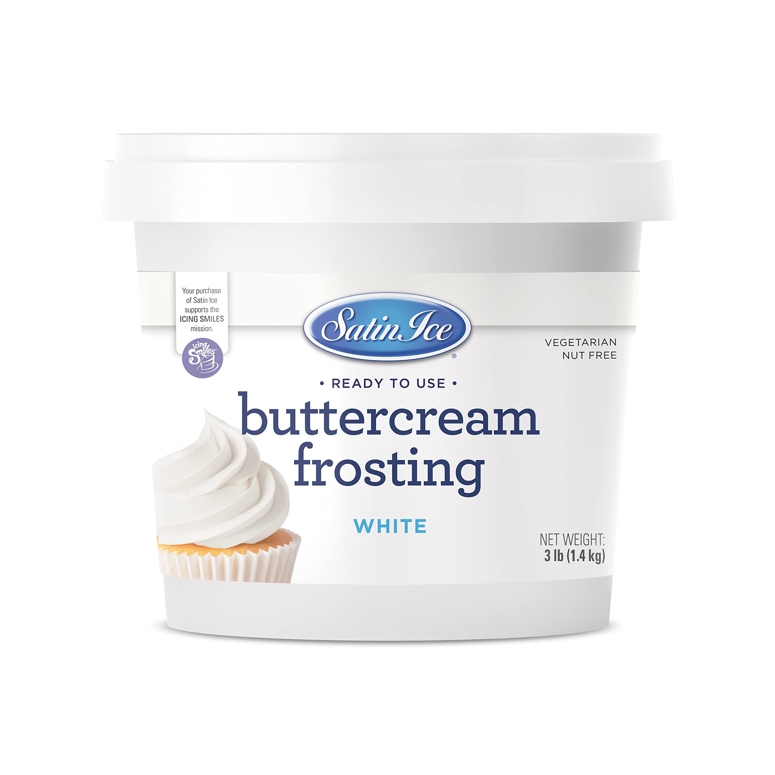 White Buttercream Frosting - 3lb - Pail